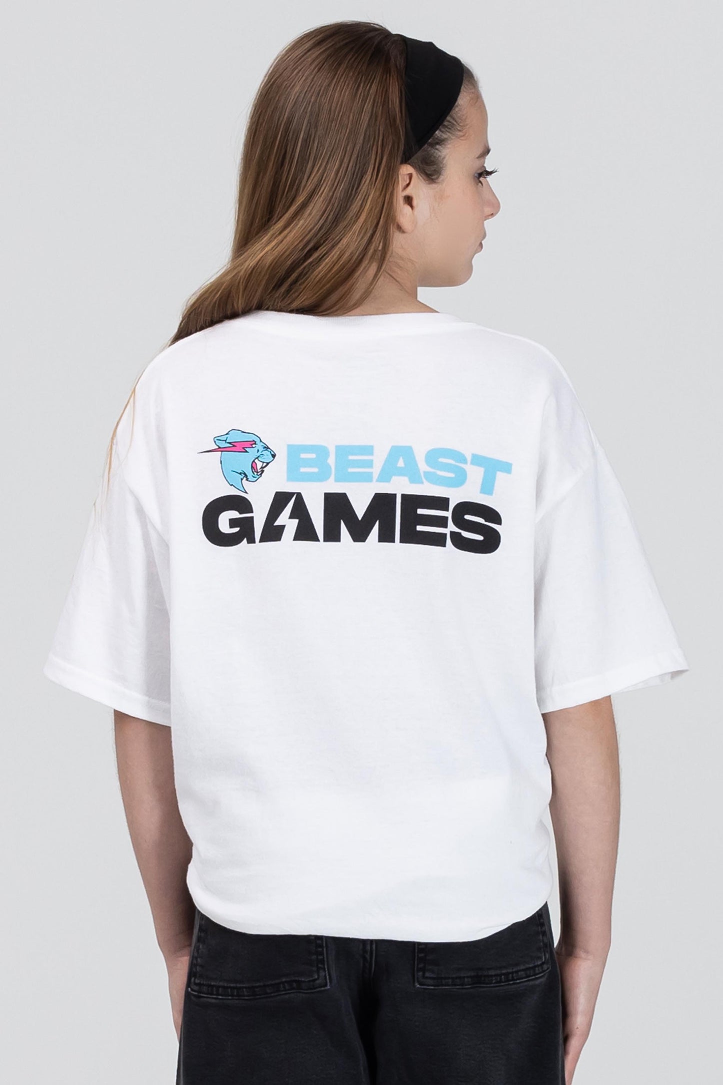 KIDS BEAST GAMES BASIC TEE - WHITE