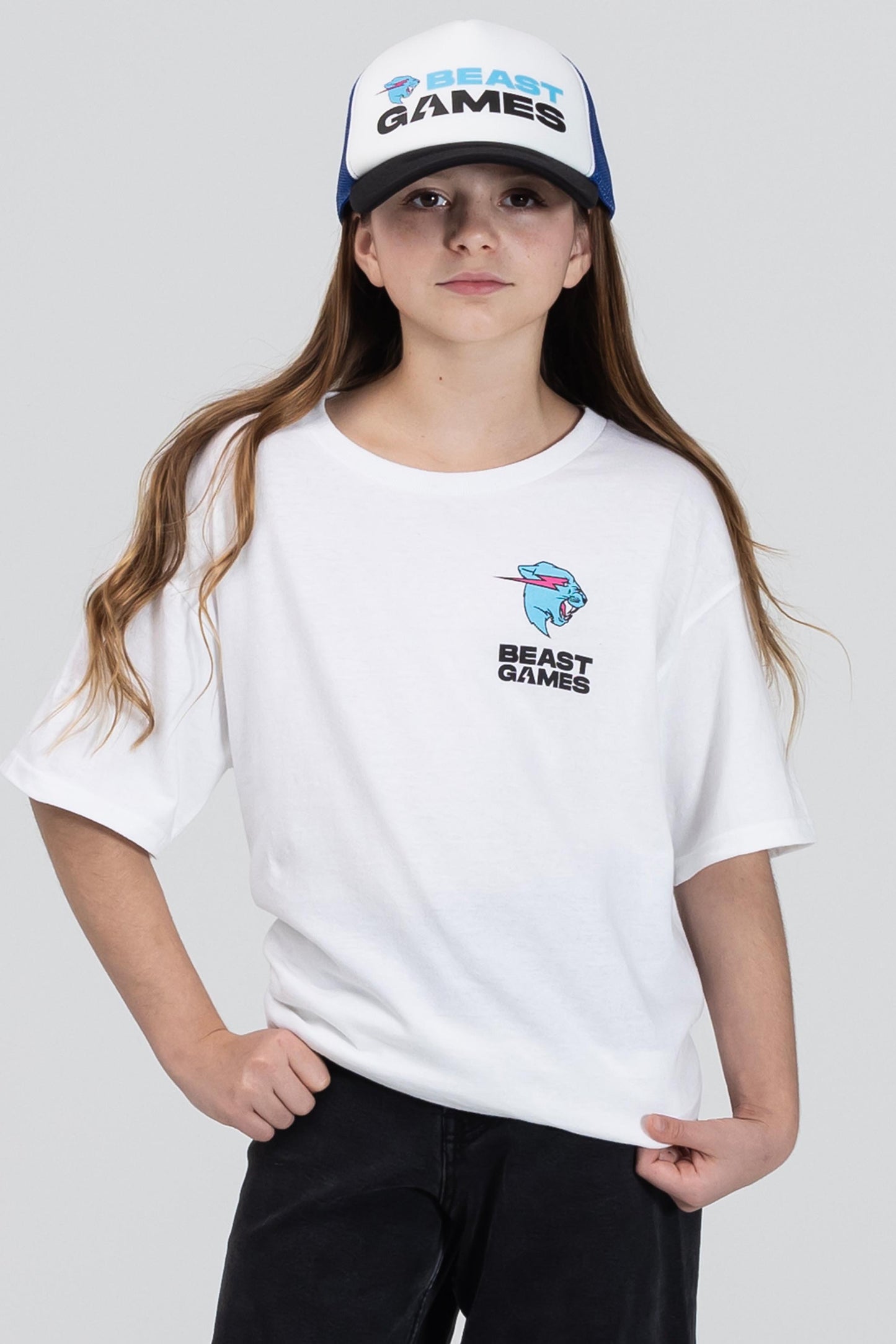 KIDS BEAST GAMES BASIC TEE - WHITE