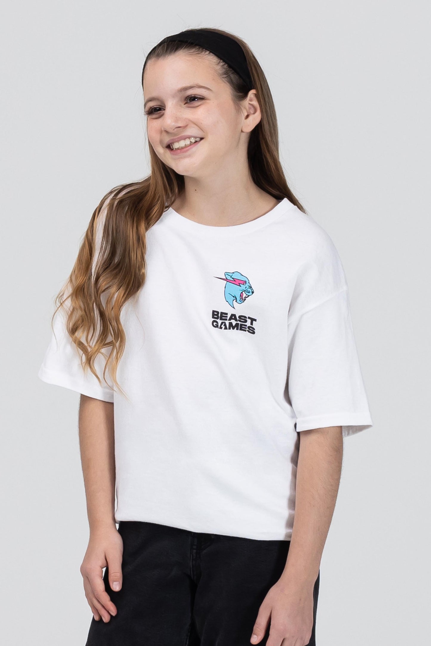 KIDS BEAST GAMES BASIC TEE - WHITE