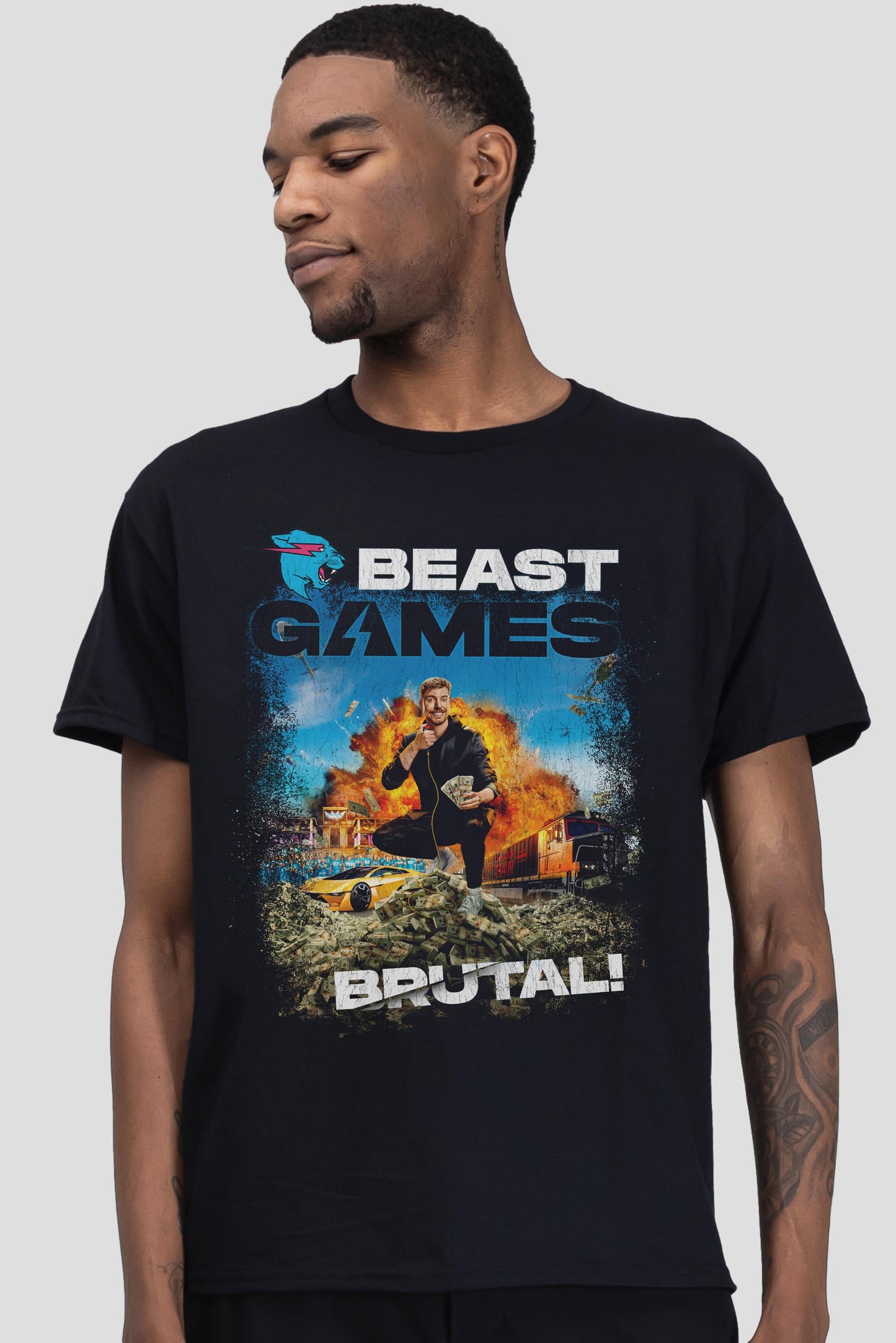 BEAST GAMES BRUTAL TEE - BLACK