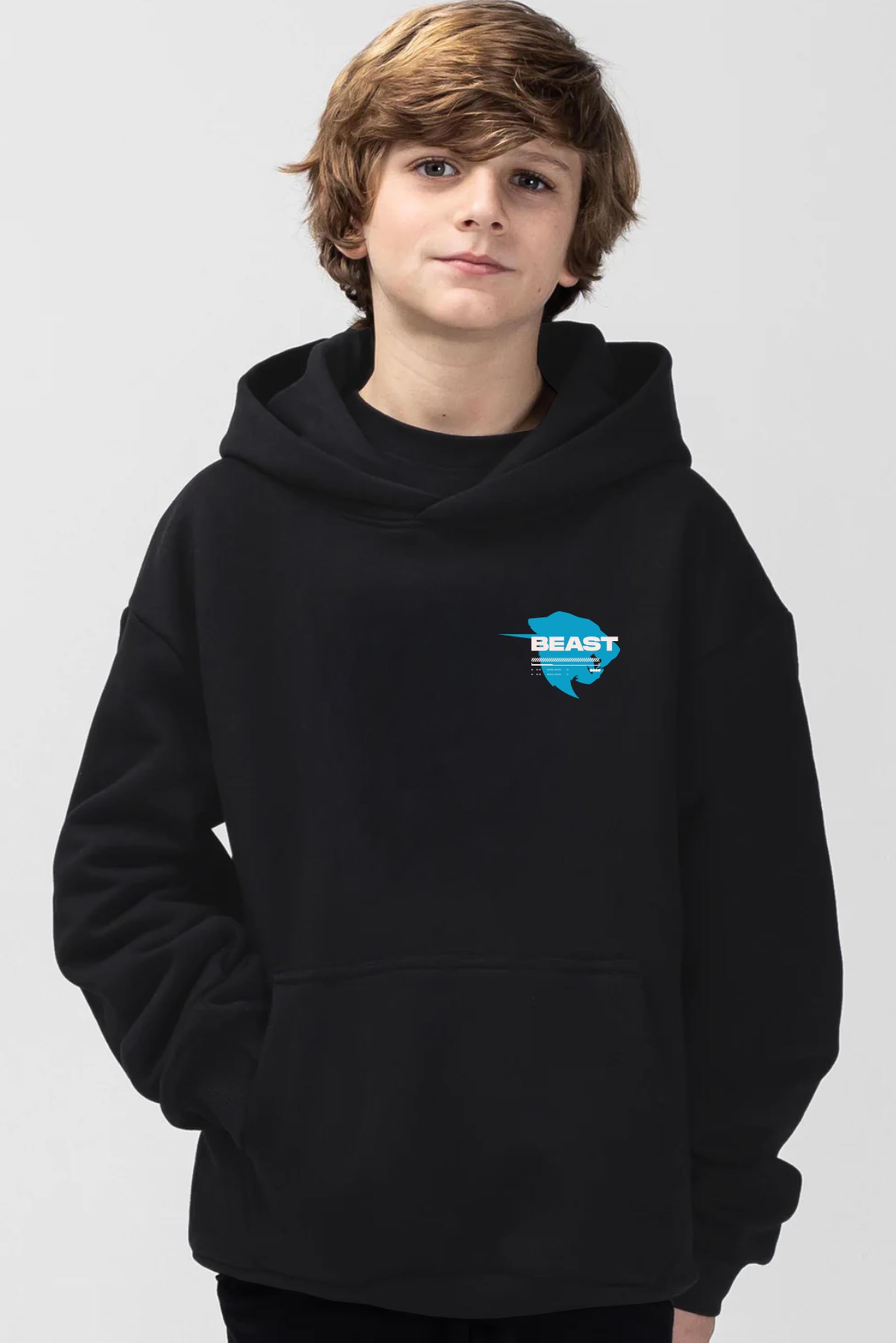 Youth Scope Hoodie - Black – MrBeast.store