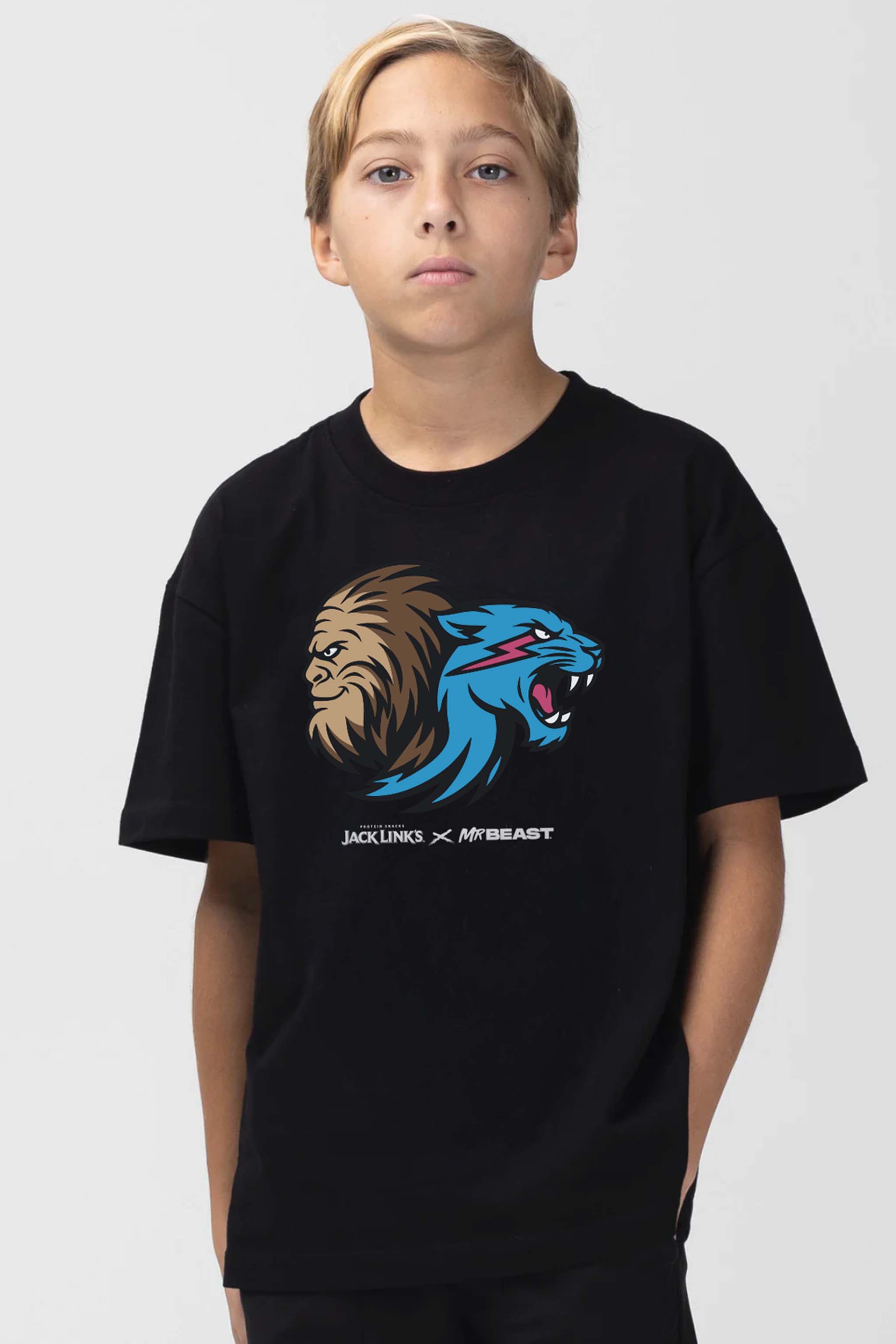 MrBeast x Jack Links Feed the Beasts Tee - Black – MrBeast.store