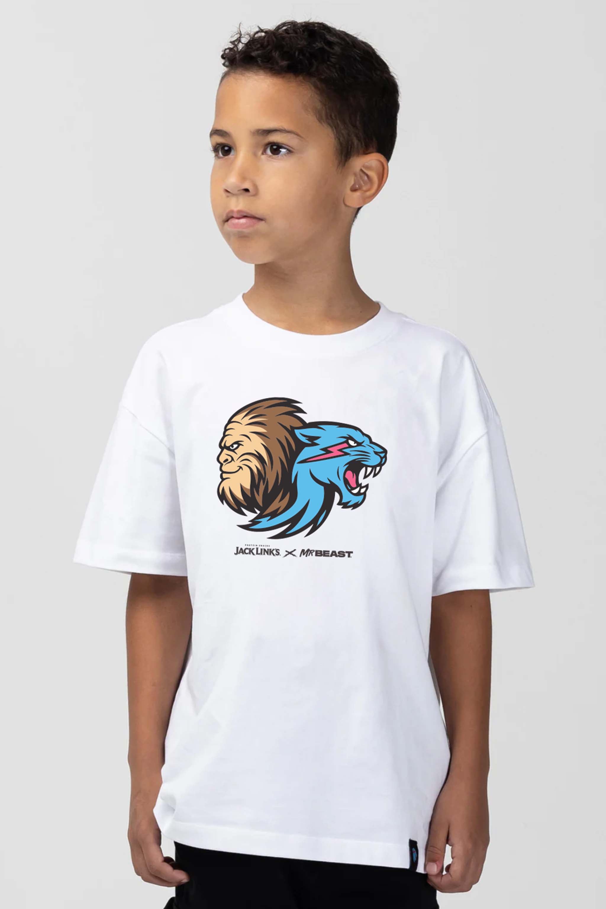 MrBeast x Jack Links Feed the Beasts Tee - White – MrBeast.store