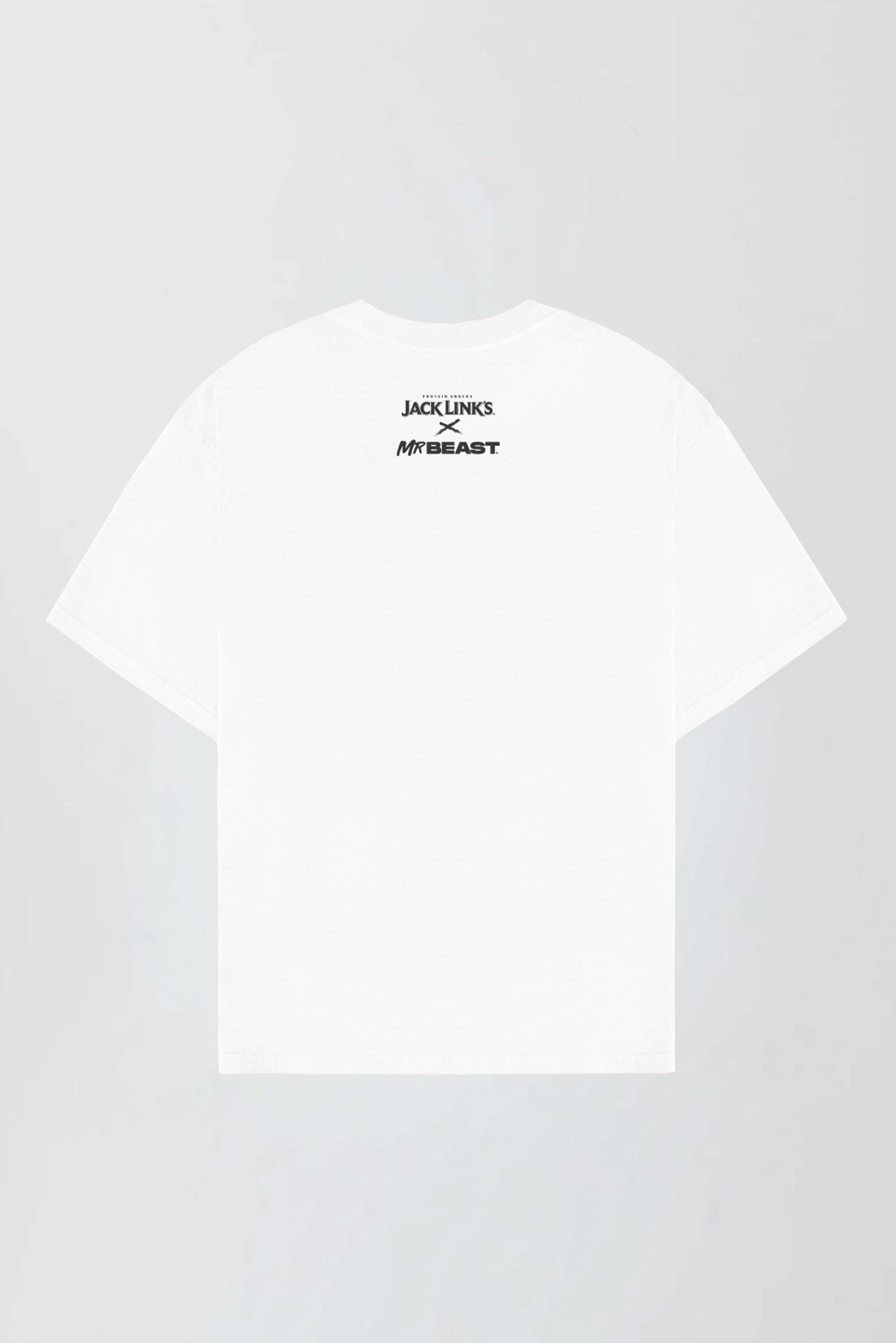 MrBeast x Jack Links Feed the Beasts Tee - White – MrBeast.store