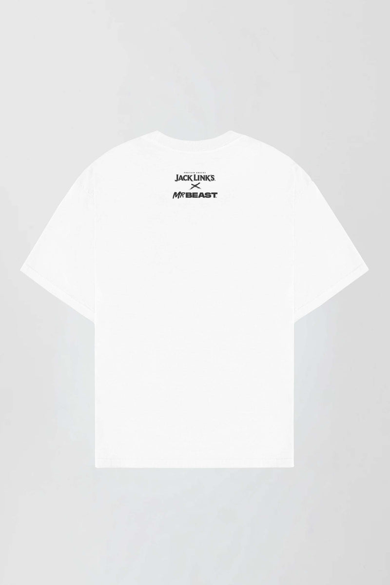 MrBeast x Jack Links Feed the Beasts Tee - White - Adult