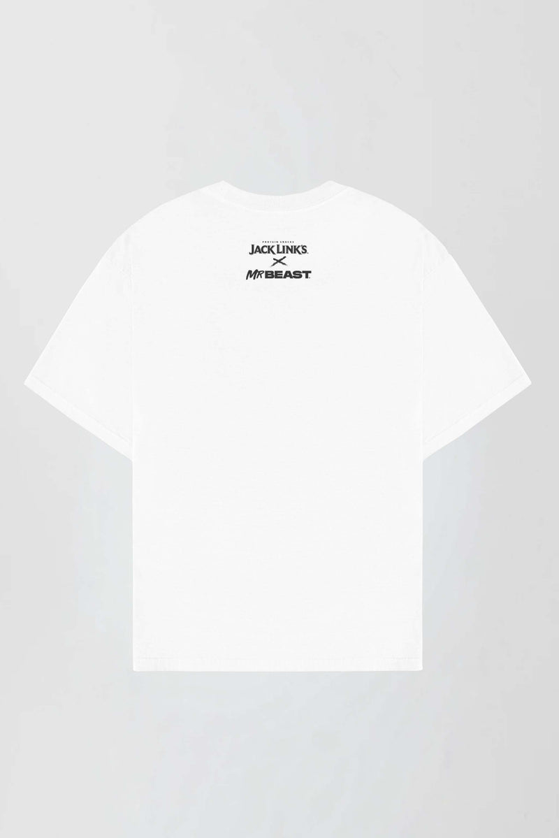 MrBeast x Jack Links Feed the Beasts Tonal Tee - White - Adult
