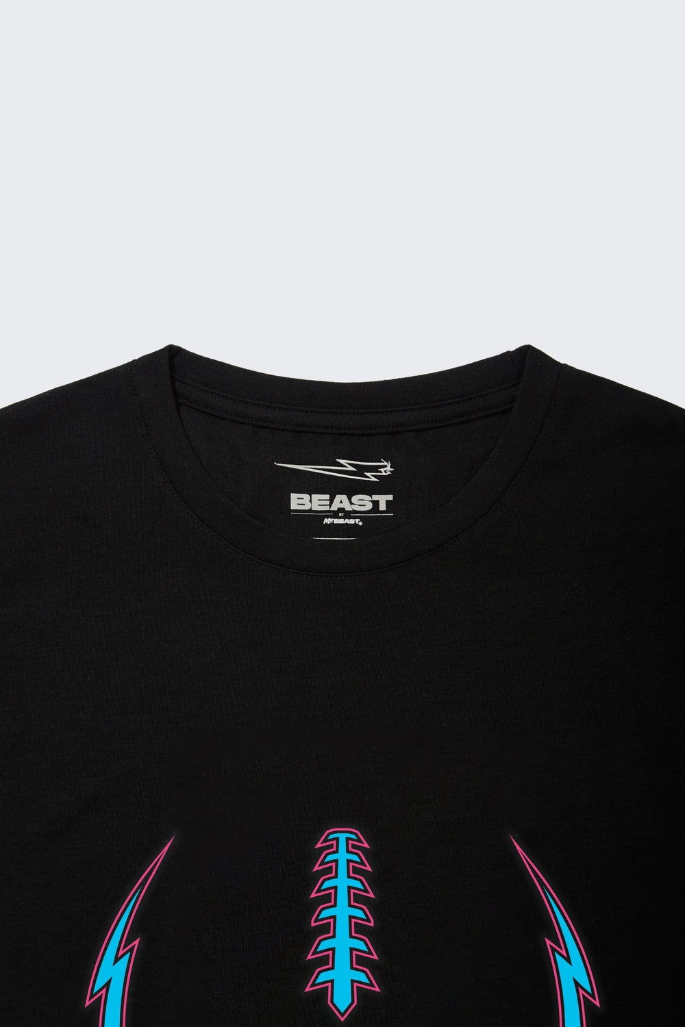 Beast Lightning Football Tee