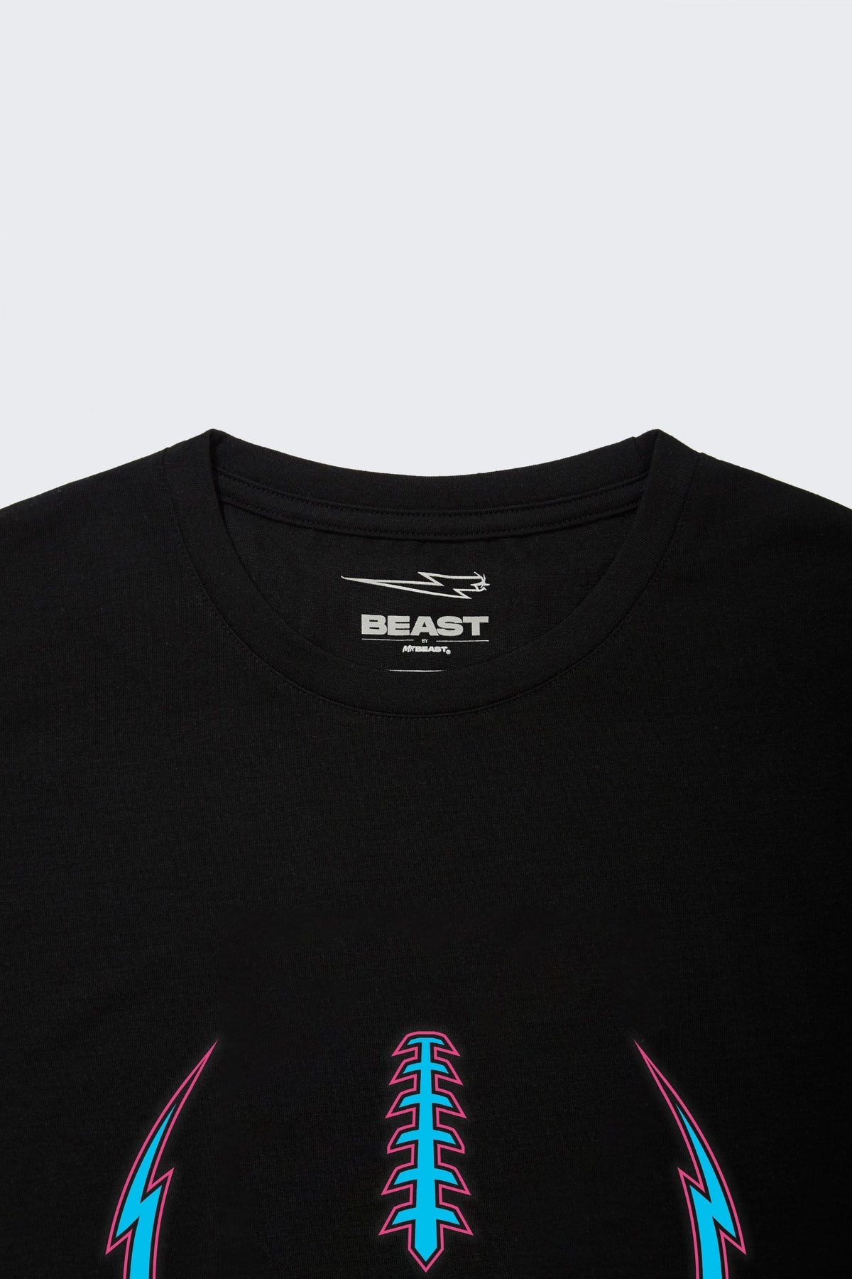 Beast Lightning Football Tee