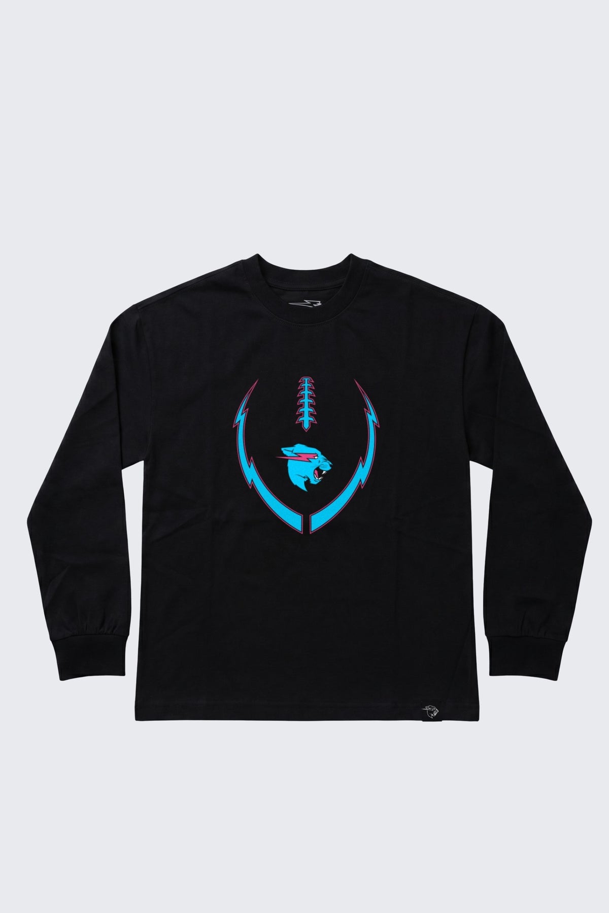 Beast Lightning Football Long Sleeve Tee
