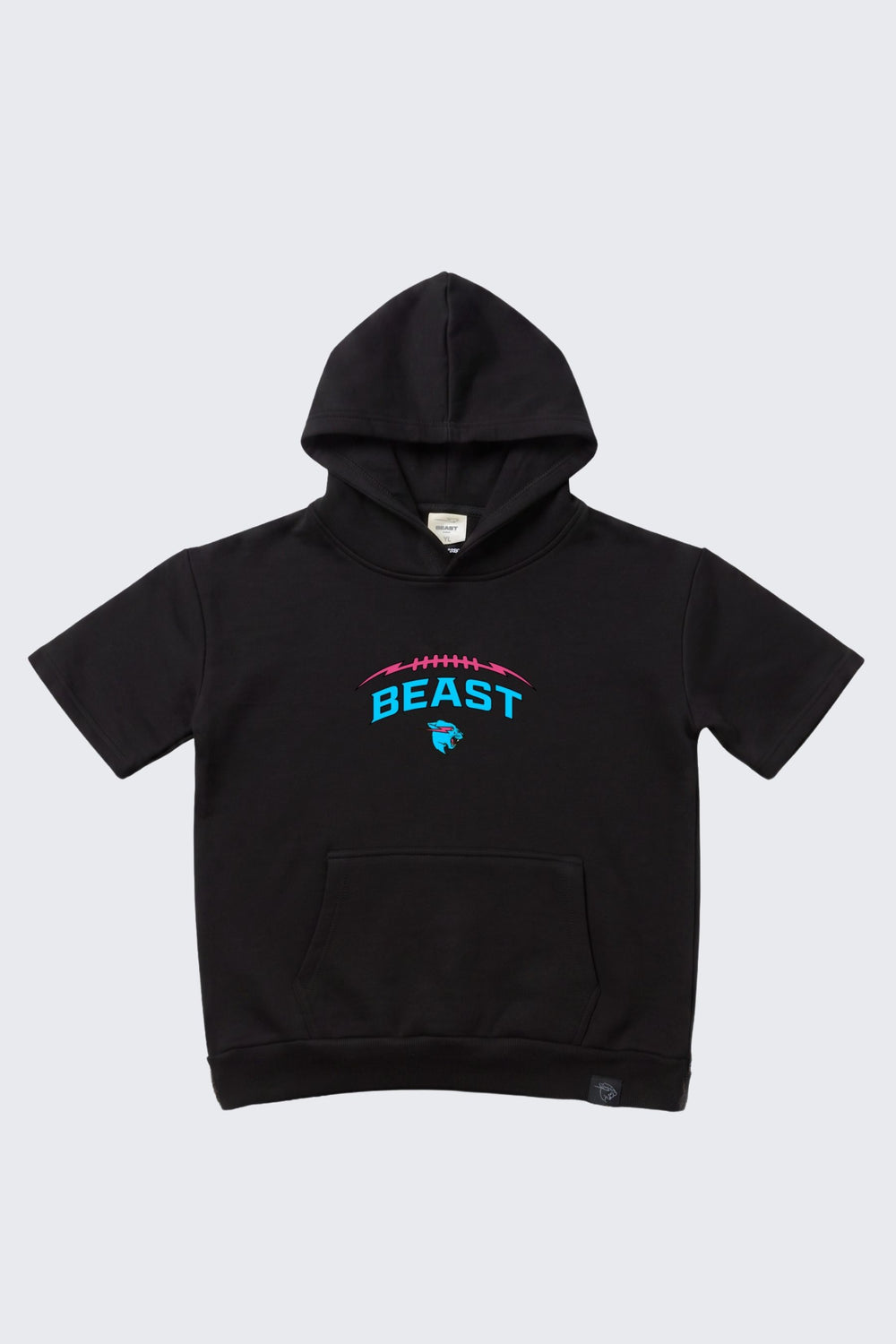 Beast Football Short Sleeve Hoodie