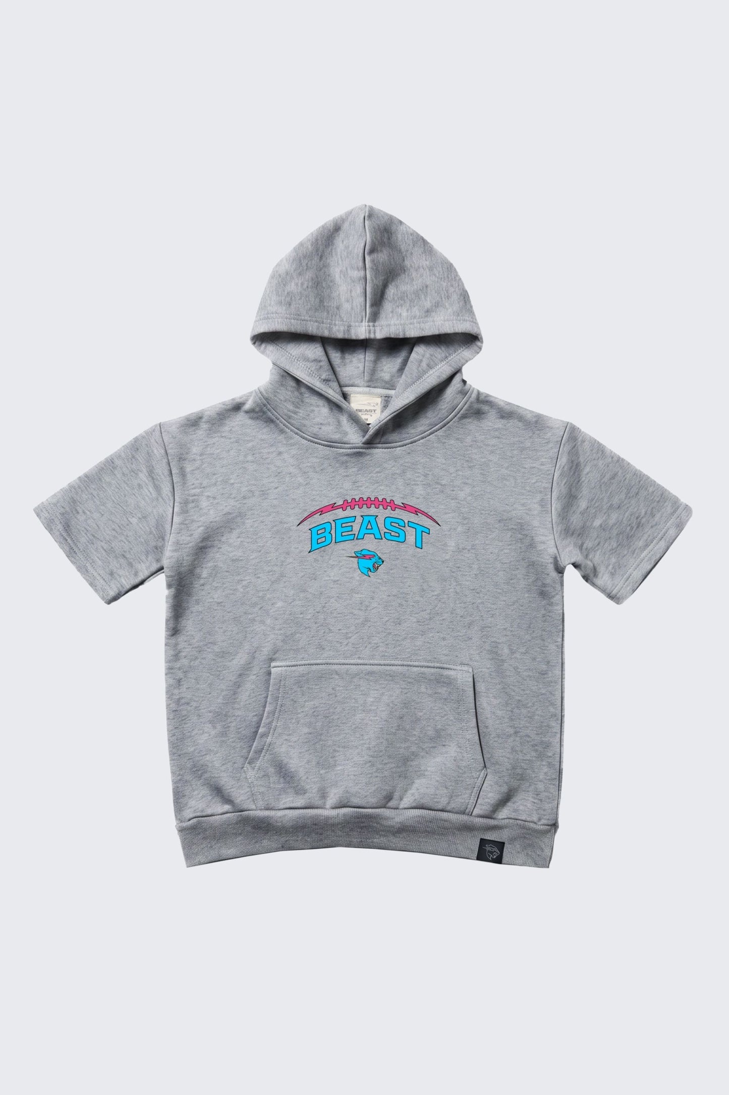 Beast Football Short Sleeve Hoodie