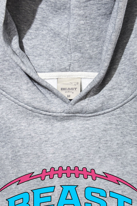 Beast Football Short Sleeve Hoodie