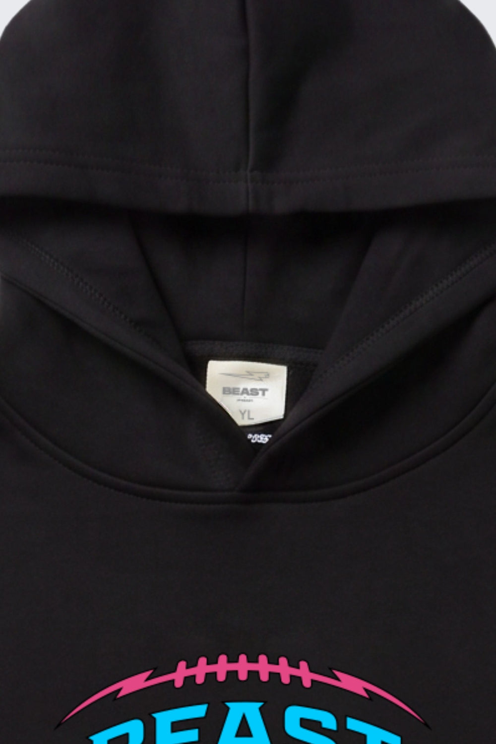 Beast Football Short Sleeve Hoodie