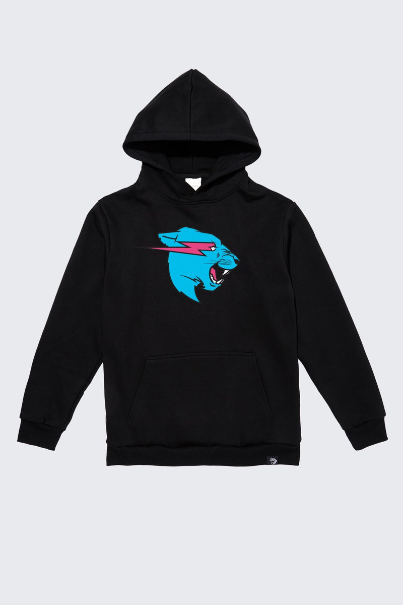 Youth Panther Hoodie - Black