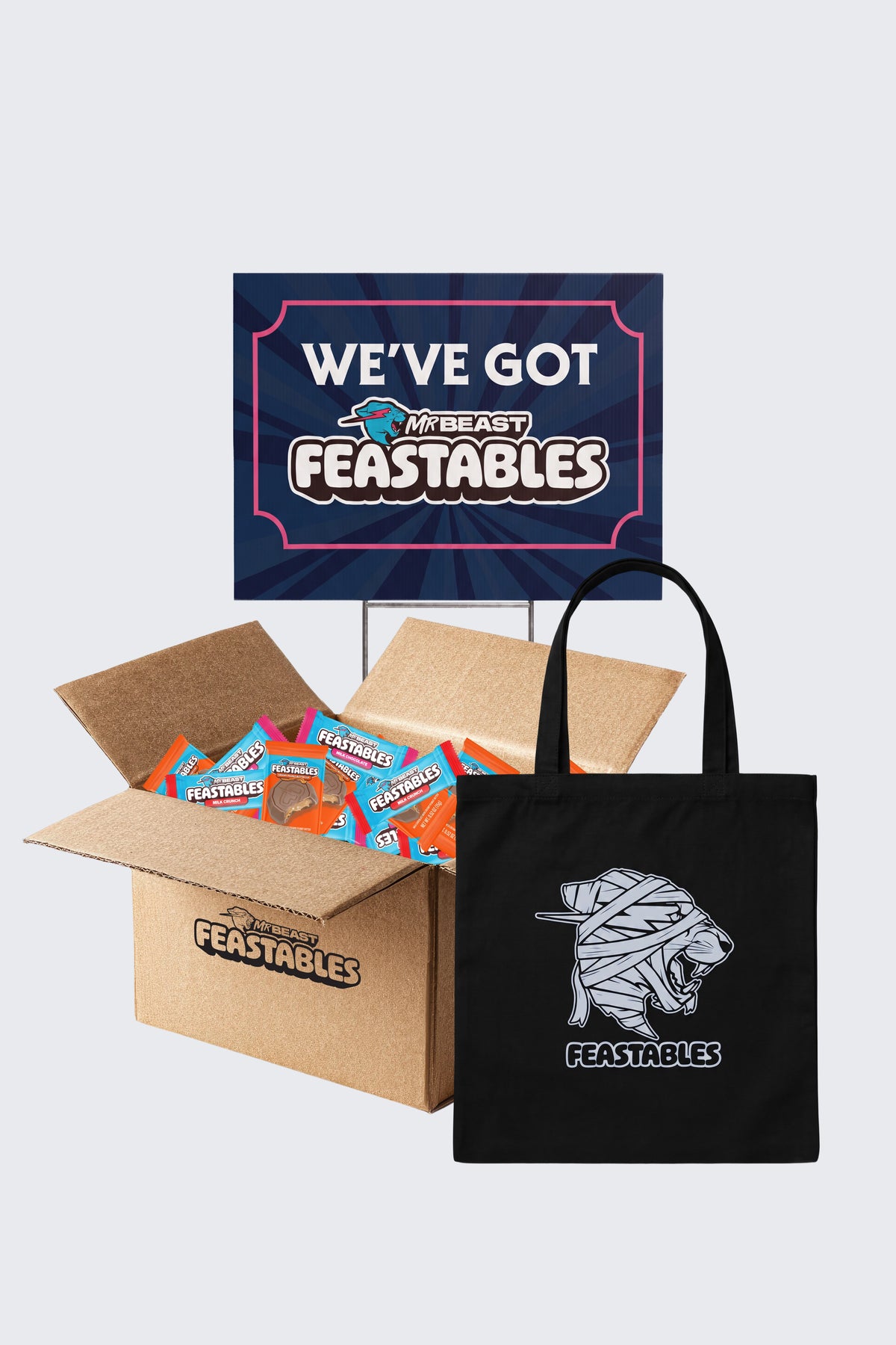 Feastables Chocolate Variety Bulk Box Bundle