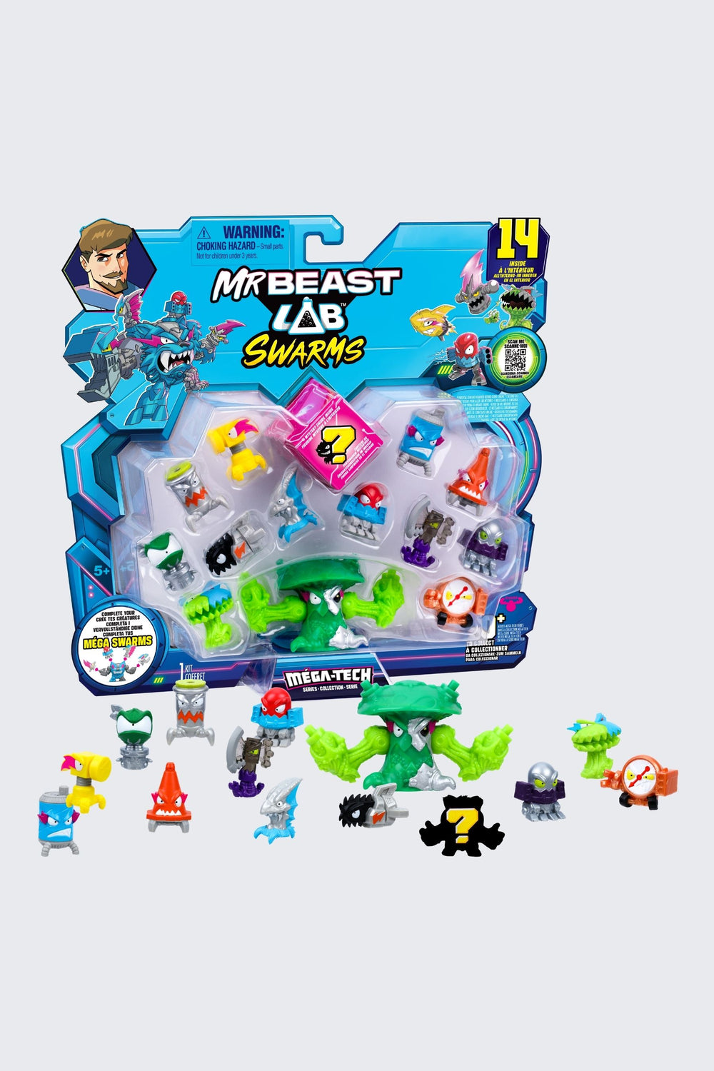 MrBeast Lab Swarms Mega Lab Pack - MEGA-TECH Series, 14 Pack
