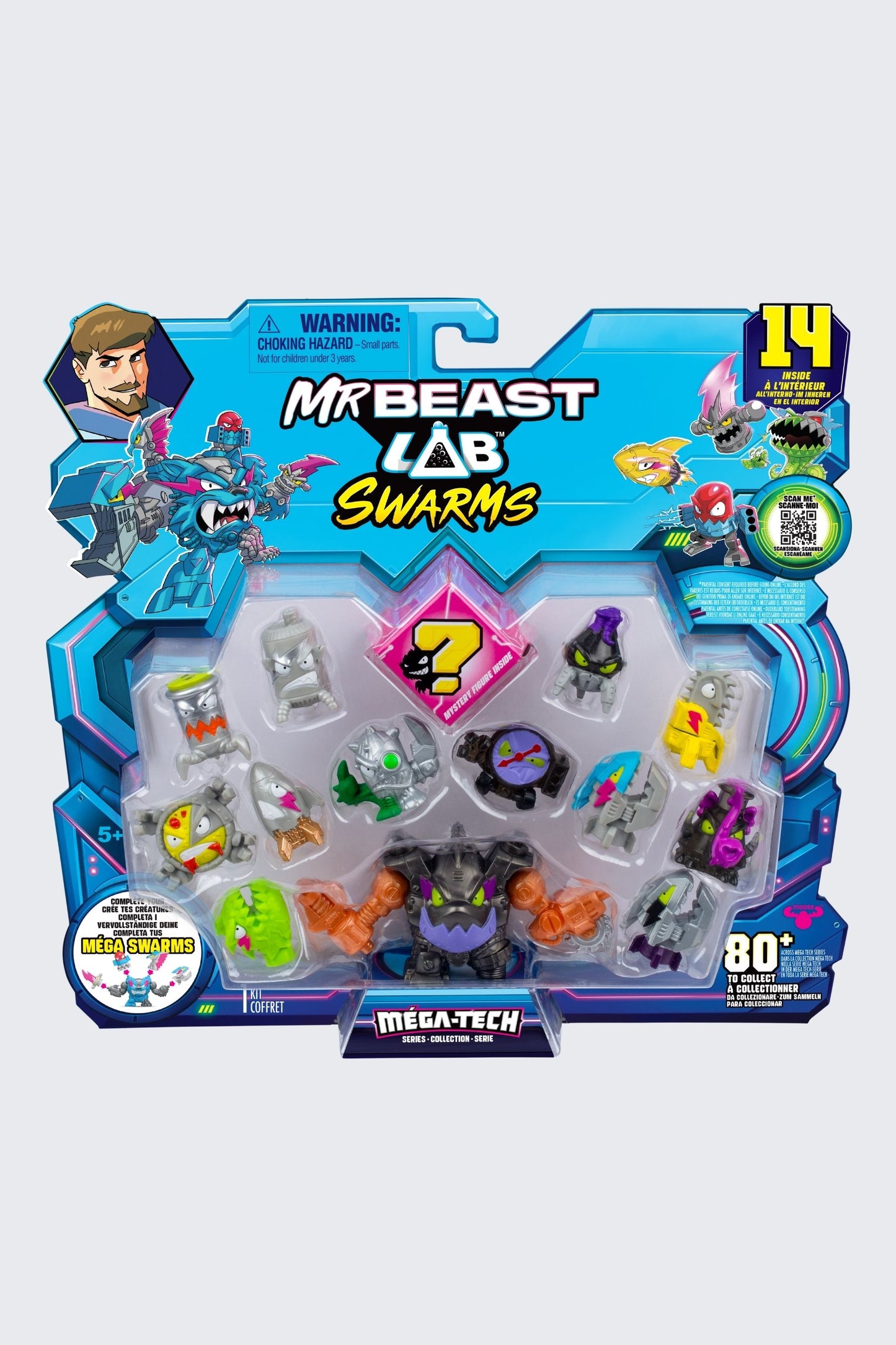 MrBeast Lab Swarms Mega Lab Pack - MEGA-TECH Series, 14 Pack