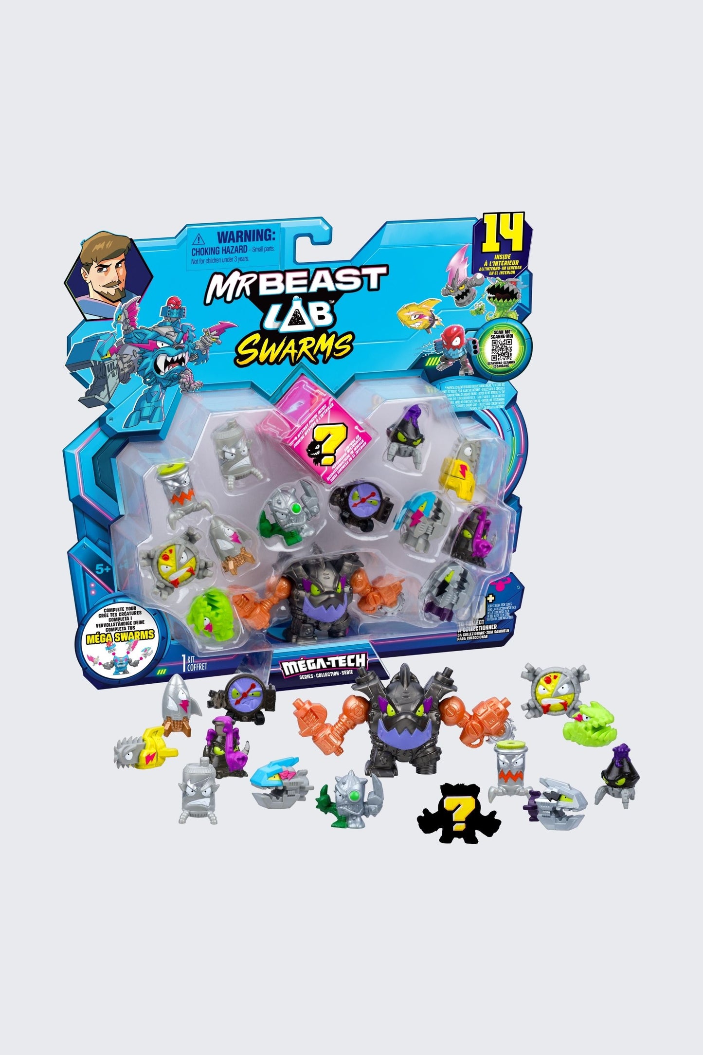MrBeast Lab Swarms Mega Lab Pack - MEGA-TECH Series, 14 Pack