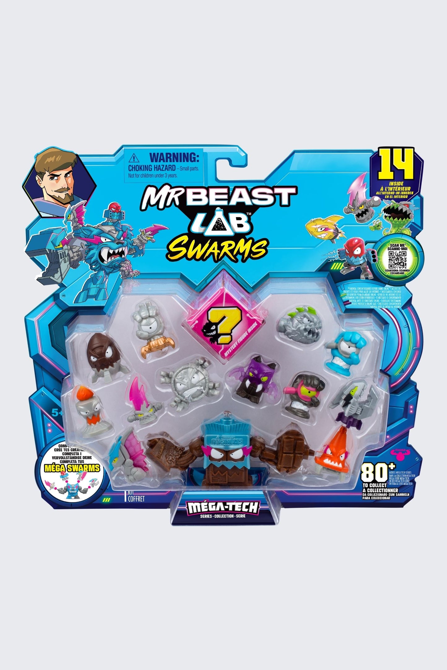 MrBeast Lab Swarms Mega Lab Pack - MEGA-TECH Series, 14 Pack