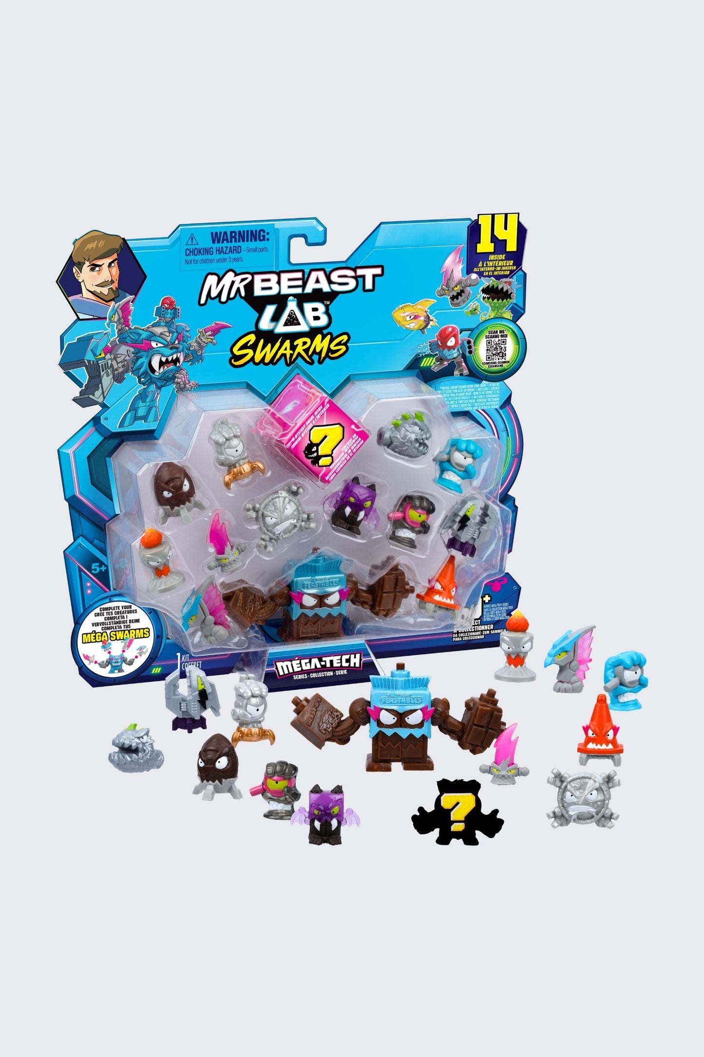 MrBeast Lab Swarms Mega Lab Pack - MEGA-TECH Series, 14 Pack