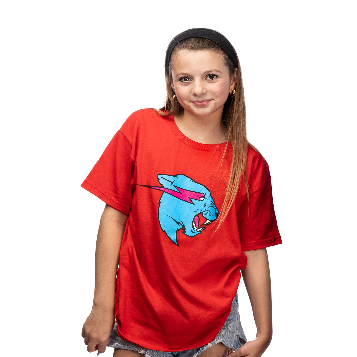 KIDS BASICS - PANTHER TEE - RED