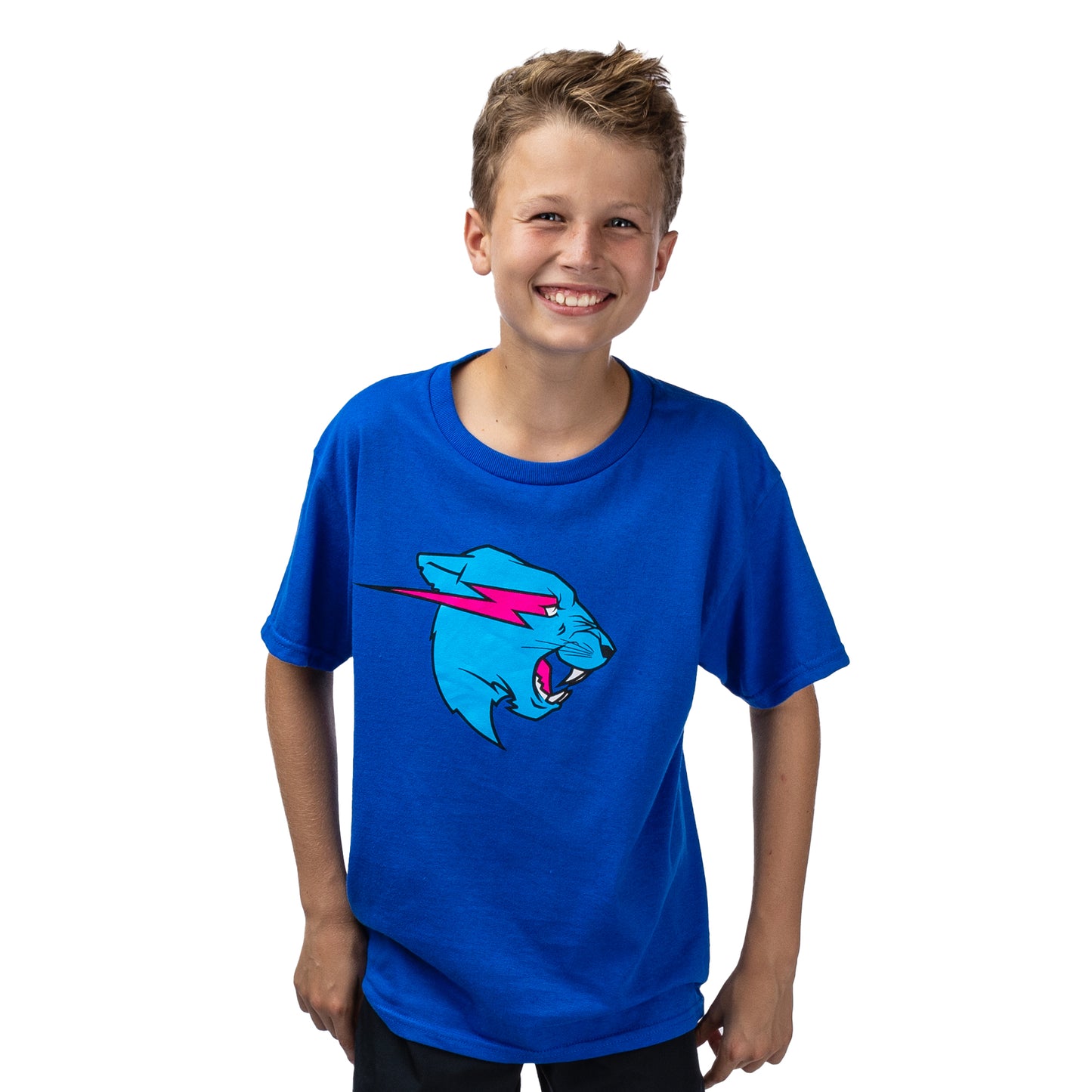 KIDS BASICS - PANTHER TEE - BLUE