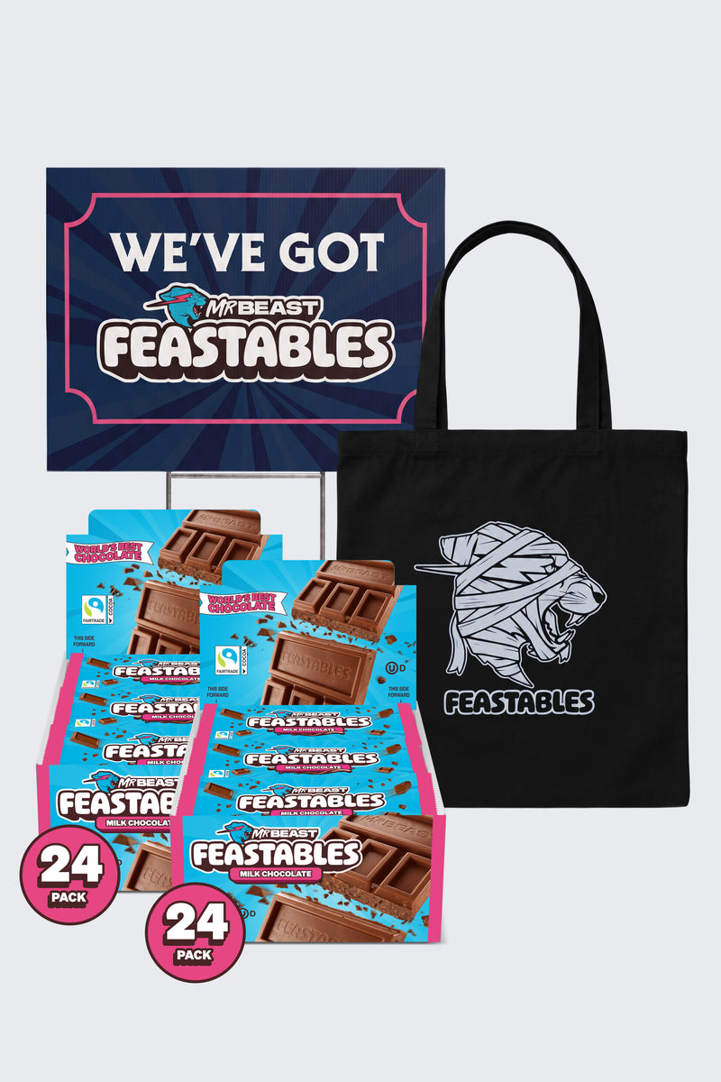 Feastables Halloween Standard Size Chocolate Bundle