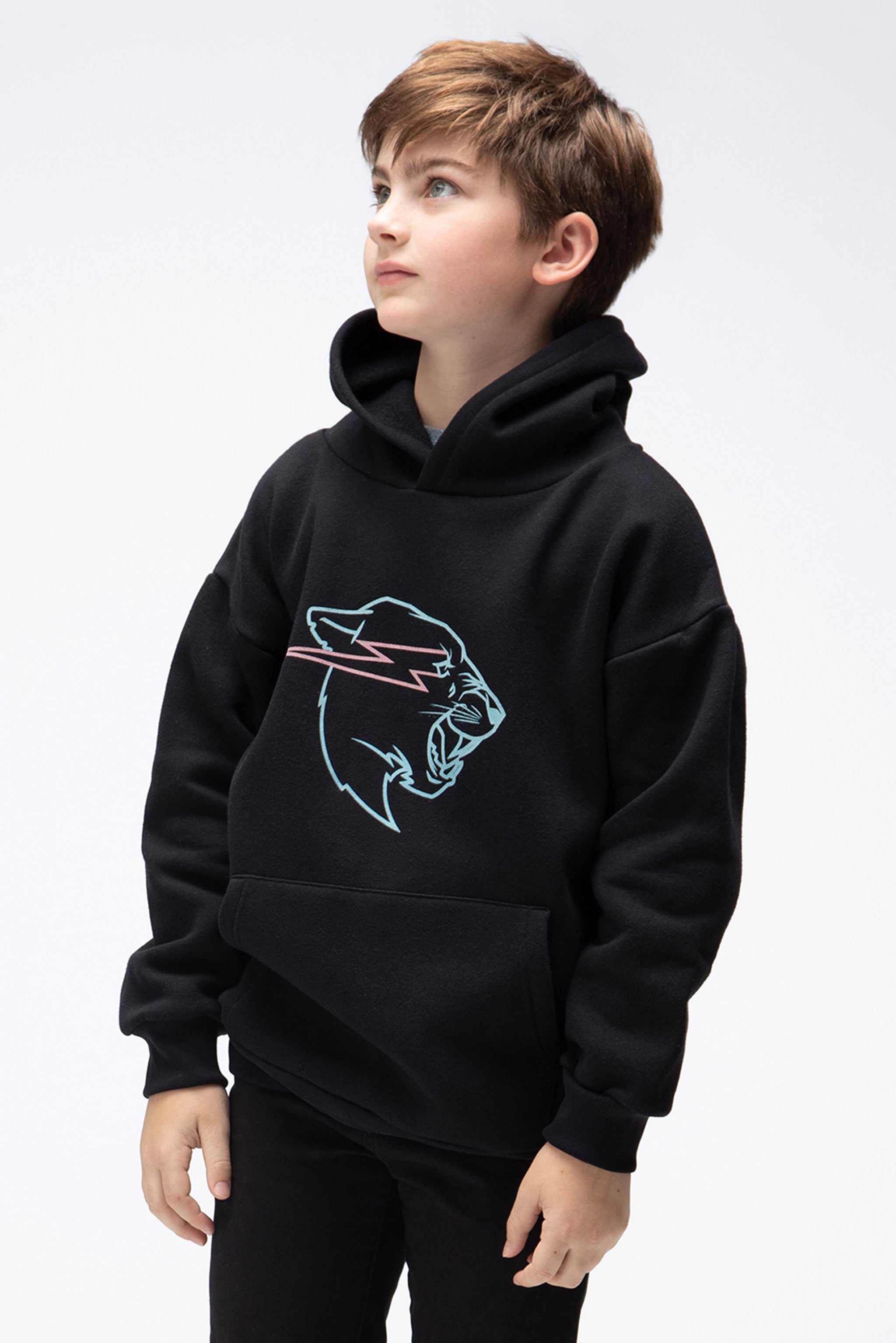 Kids black panther store hoodie