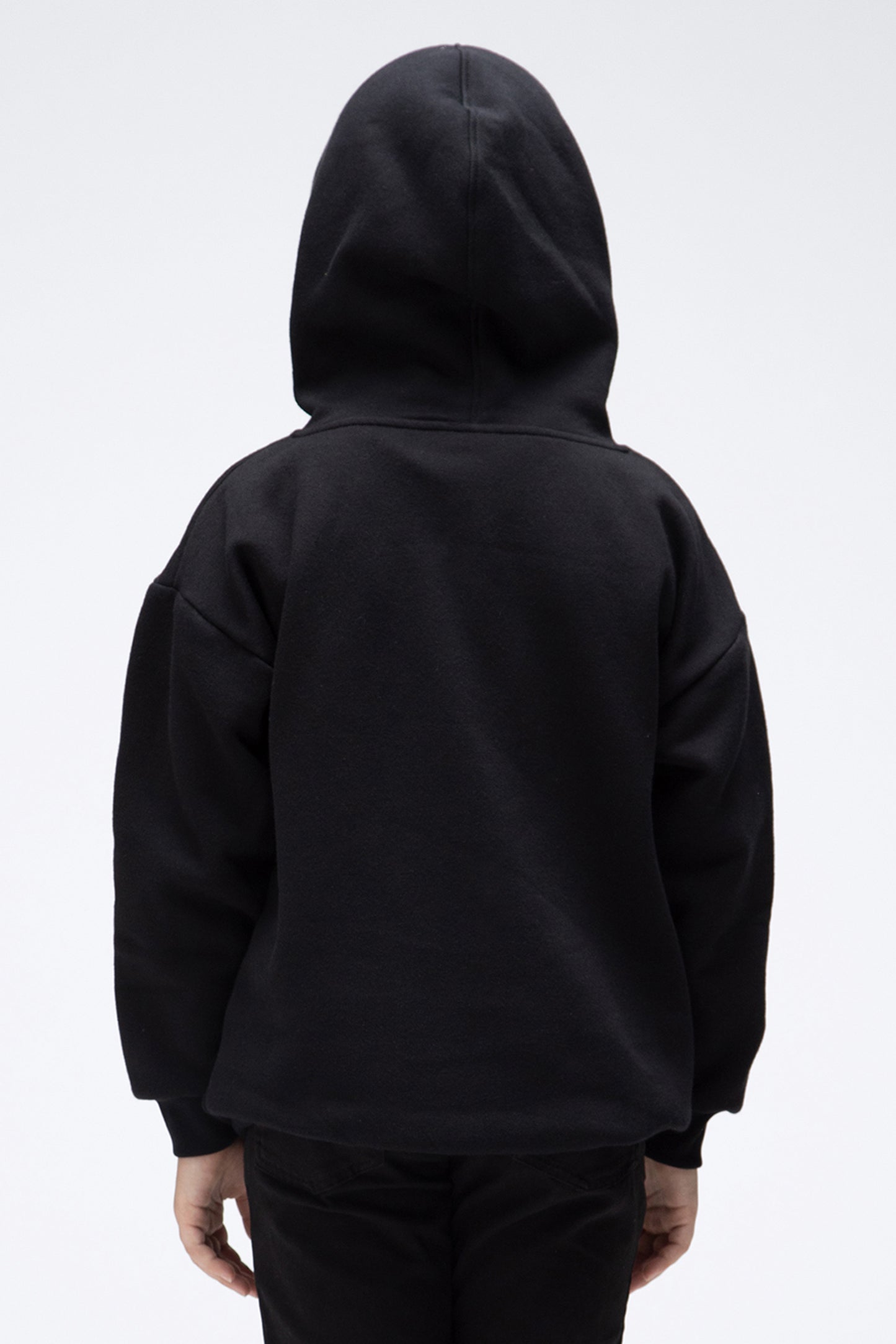 KIDS GLOW IN THE DARK PANTHER HOODIE - BLACK –