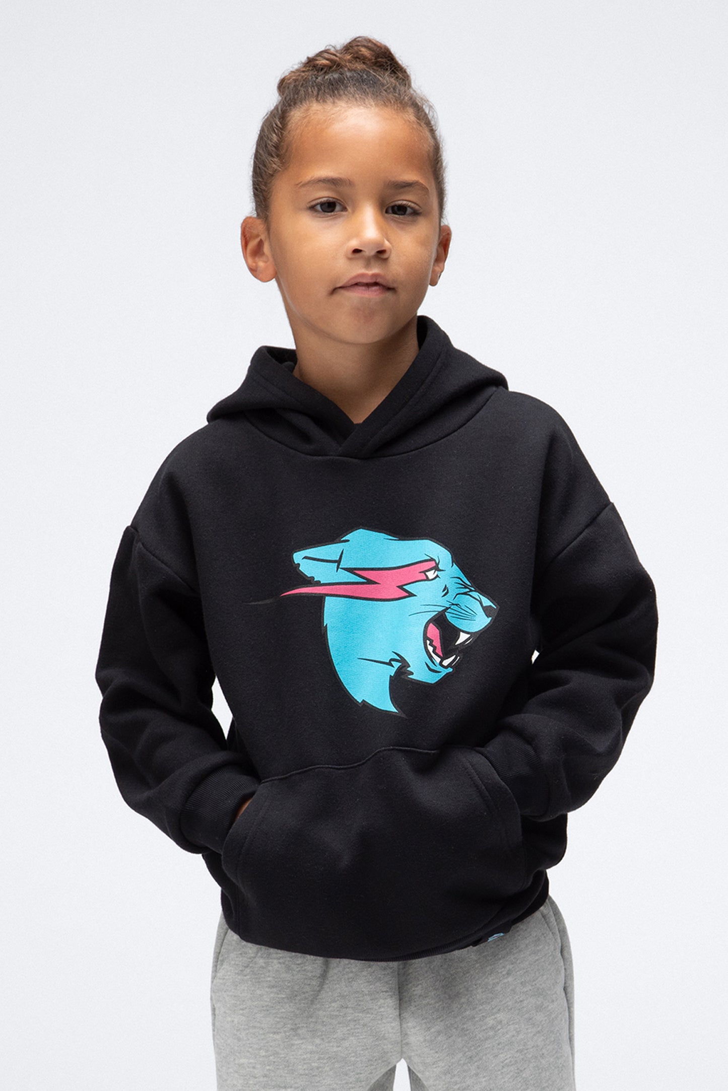 HOODIE ANAK PANTHER - HITAM