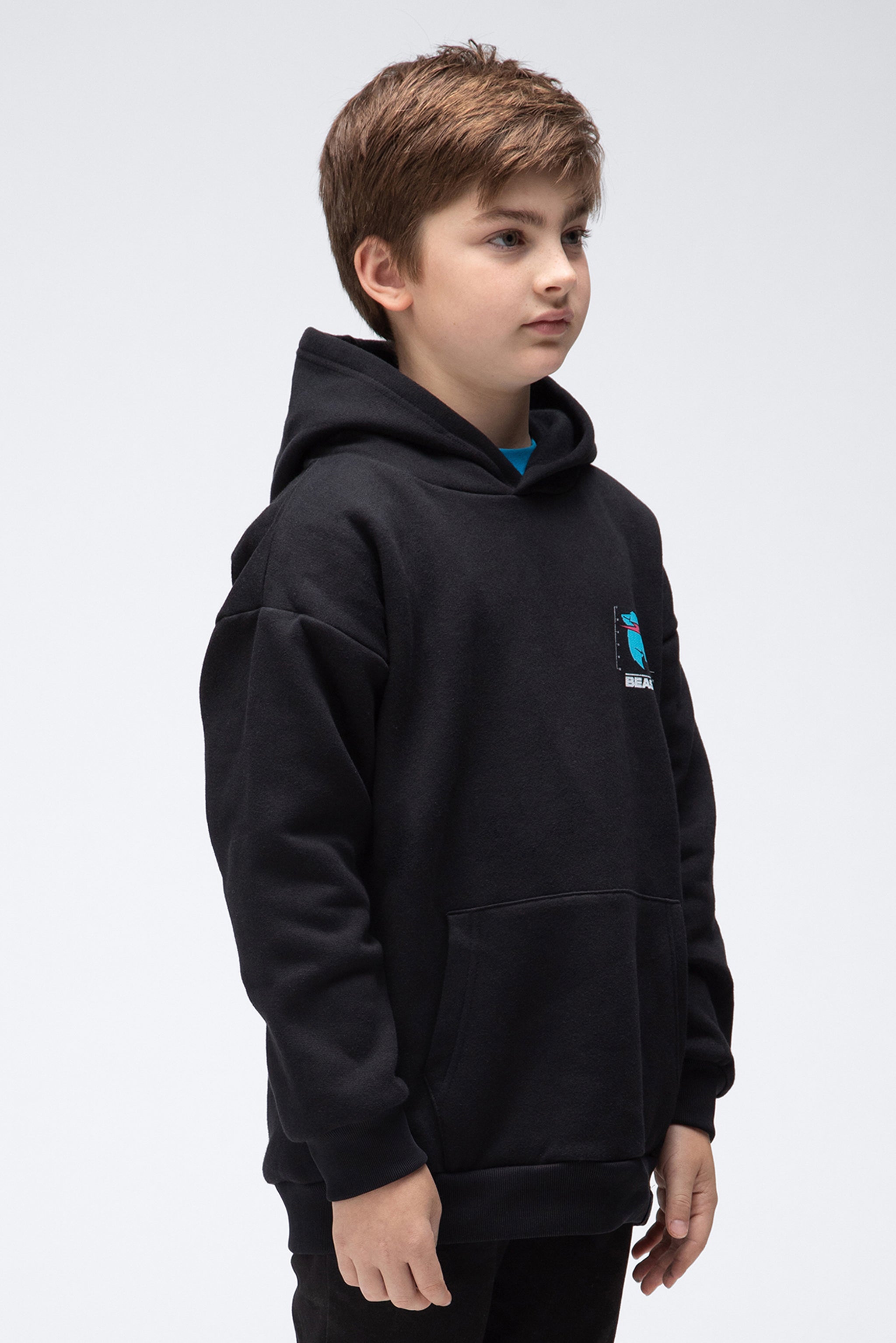 KIDS PARTICLE HOODIE - BLACK – MrBeast.store