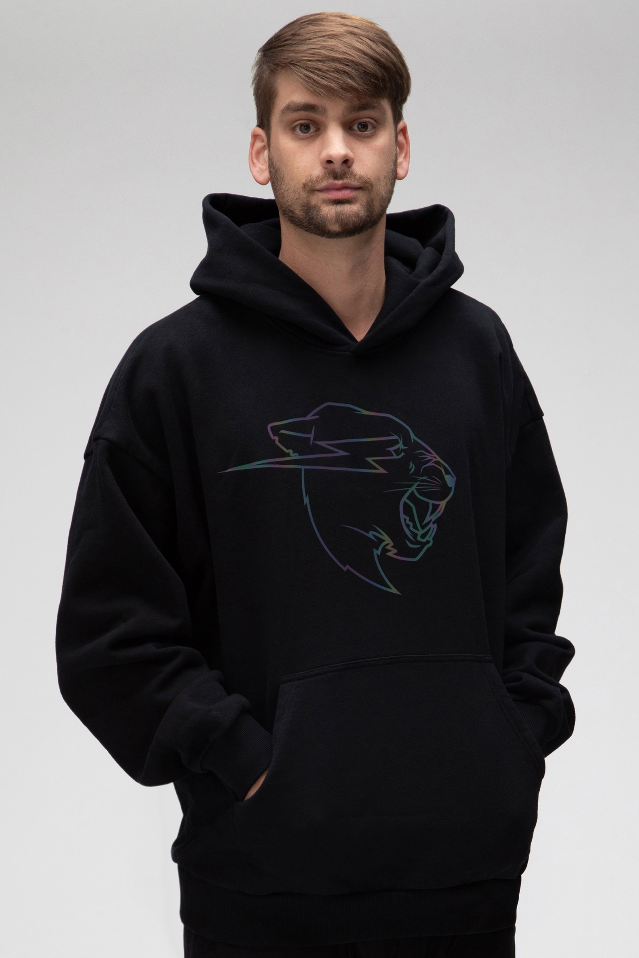 Reflective beast hoodie new arrivals