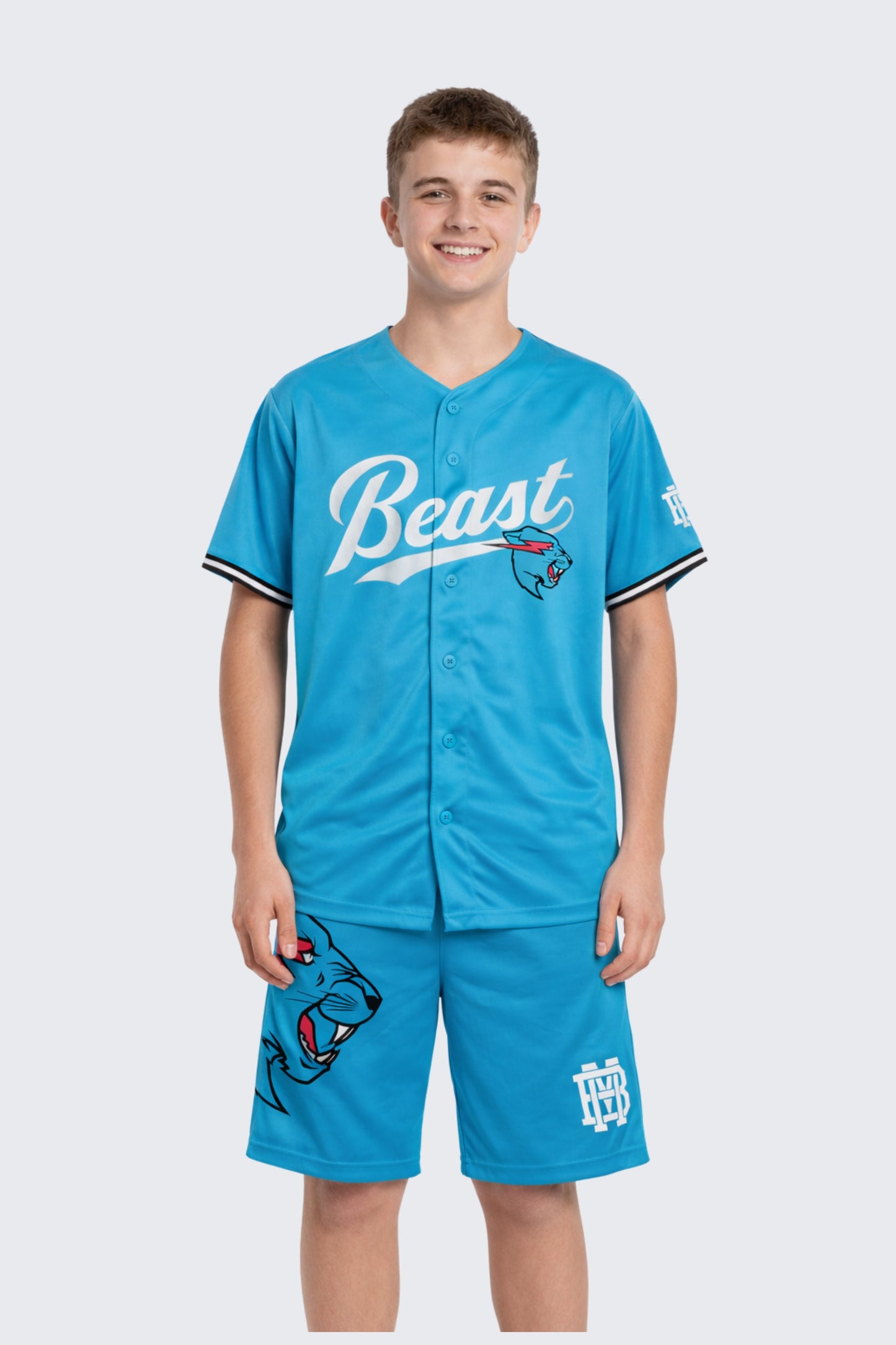 Authentic Beast Edition Baseball Jersey + Shorts Set