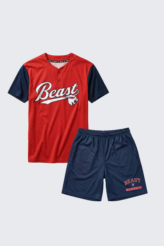 Classic Beast Baseball Practice Jersey + Shorts Set
