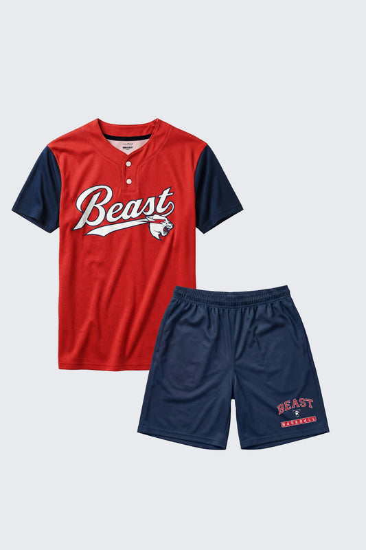 Classic Beast Baseball Practice Jersey + Shorts Set
