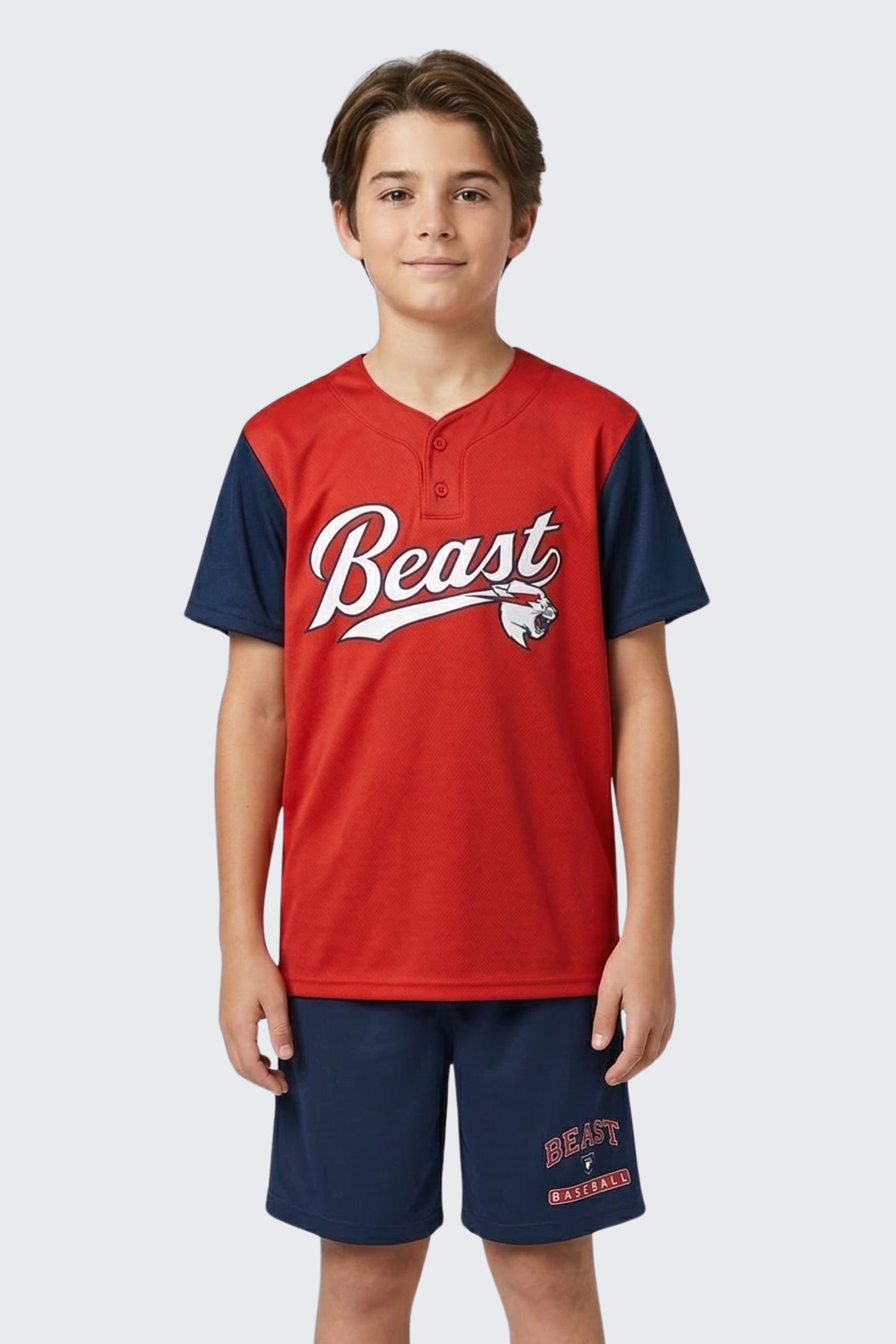 Classic Beast Baseball Practice Jersey + Shorts Set
