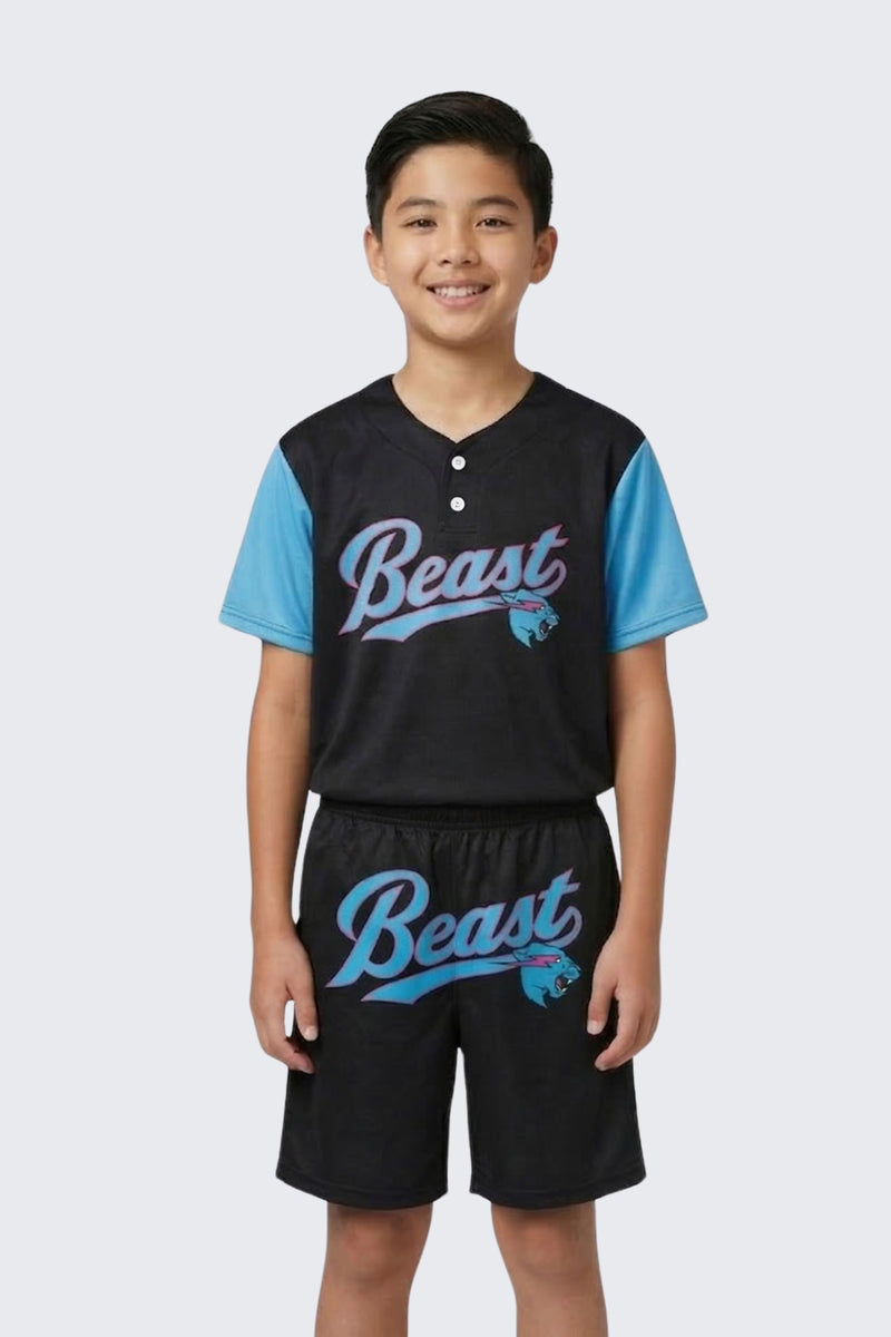 Beast Edition Baseball Practice Jersey + Shorts Set
