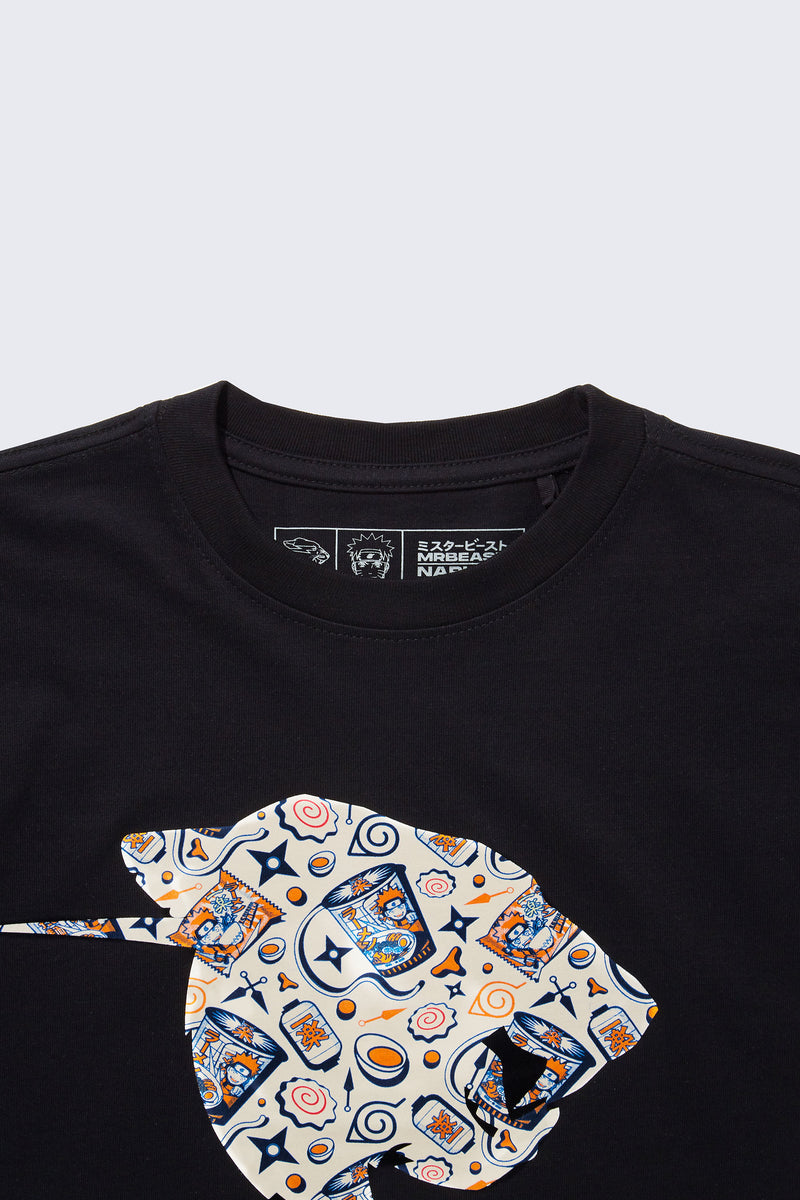 MrBeast x NARUTO Pansaheddo Long Sleeve Tee