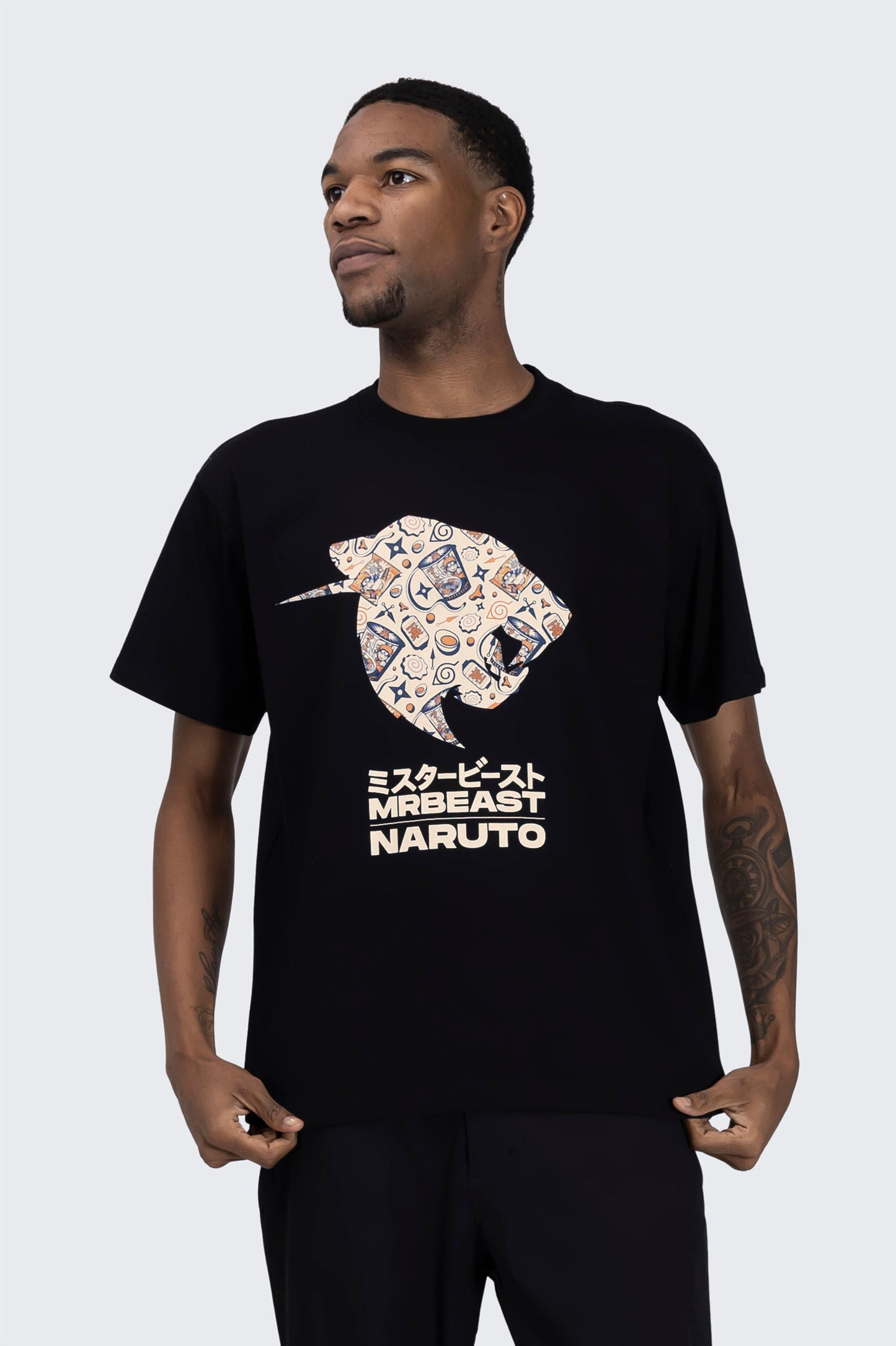 MrBeast x Naruto Pansaheddo Tee