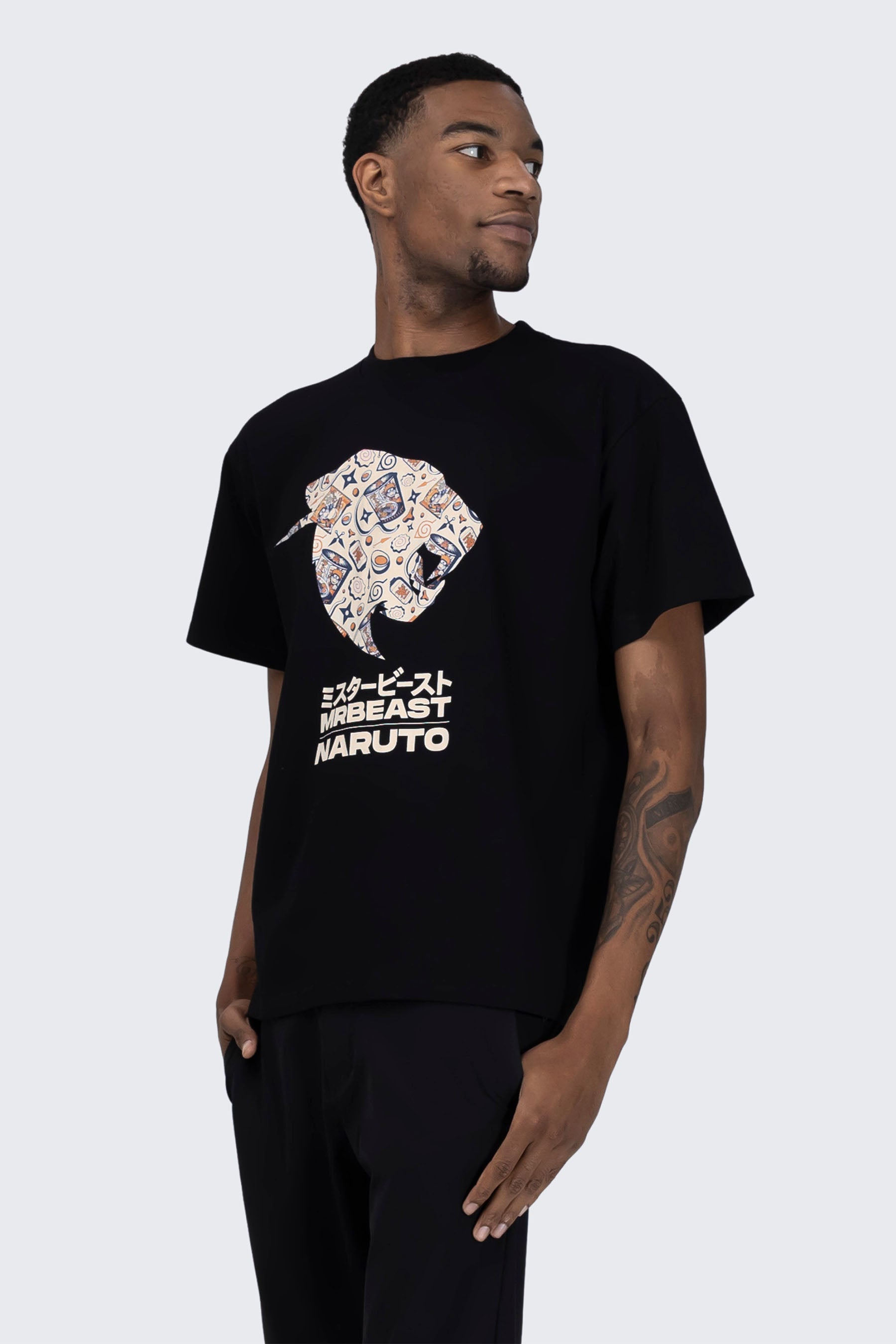 MrBeast x NARUTO Pansaheddo Tee – MrBeast.store