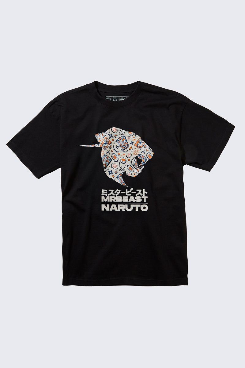 MrBeast x NARUTO Pansaheddo Tee