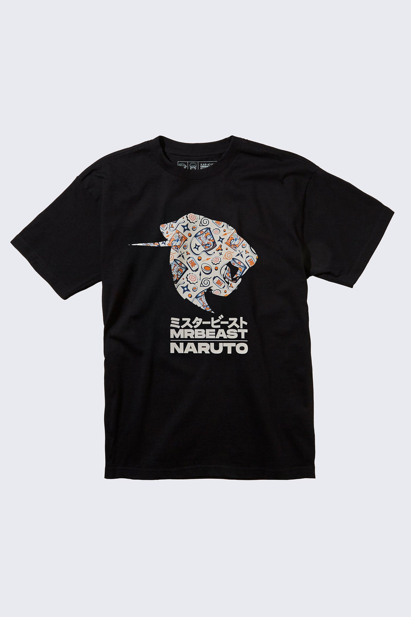 MrBeast x NARUTO Pansaheddo Tee - Adult