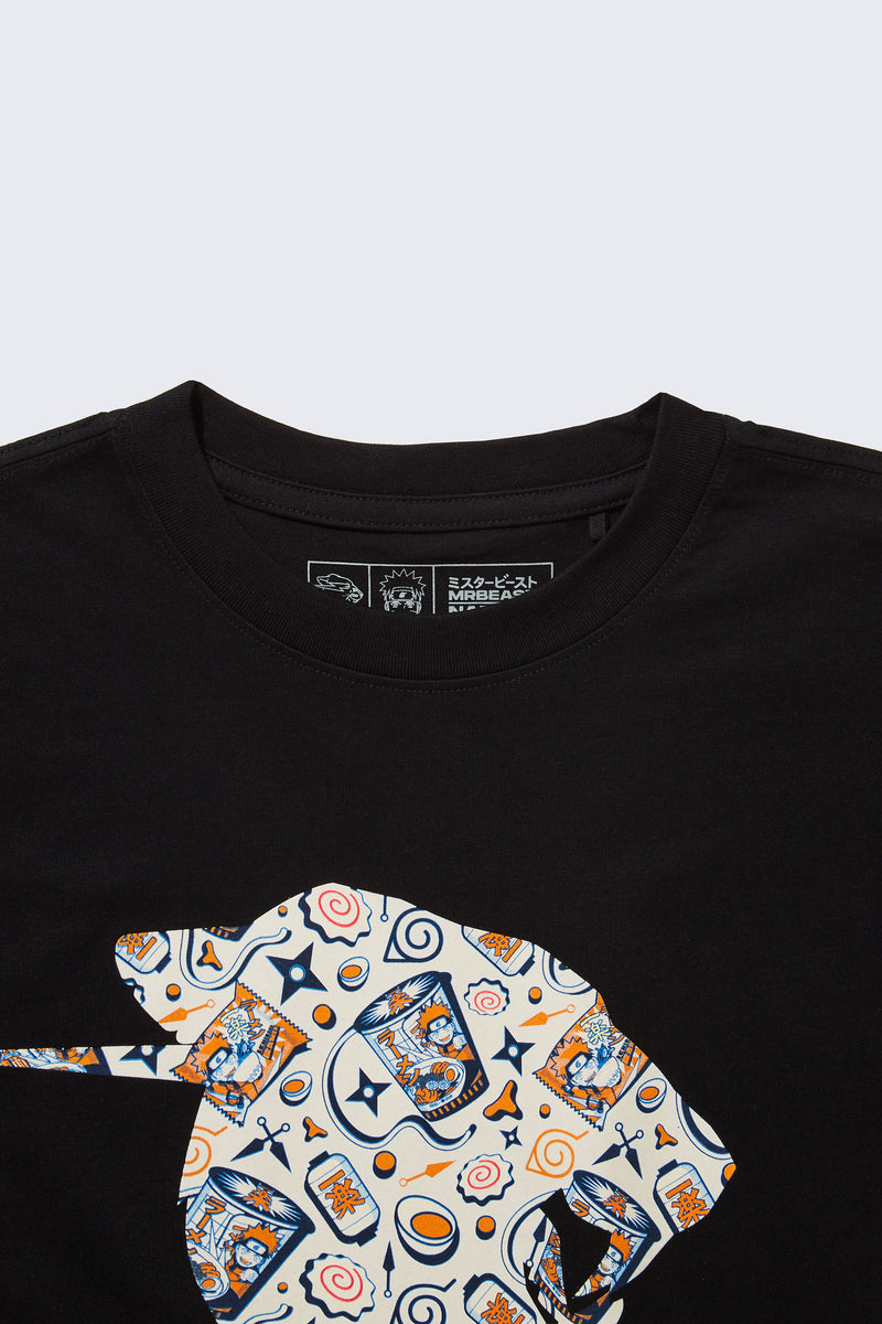 MrBeast x NARUTO Pansaheddo Tee