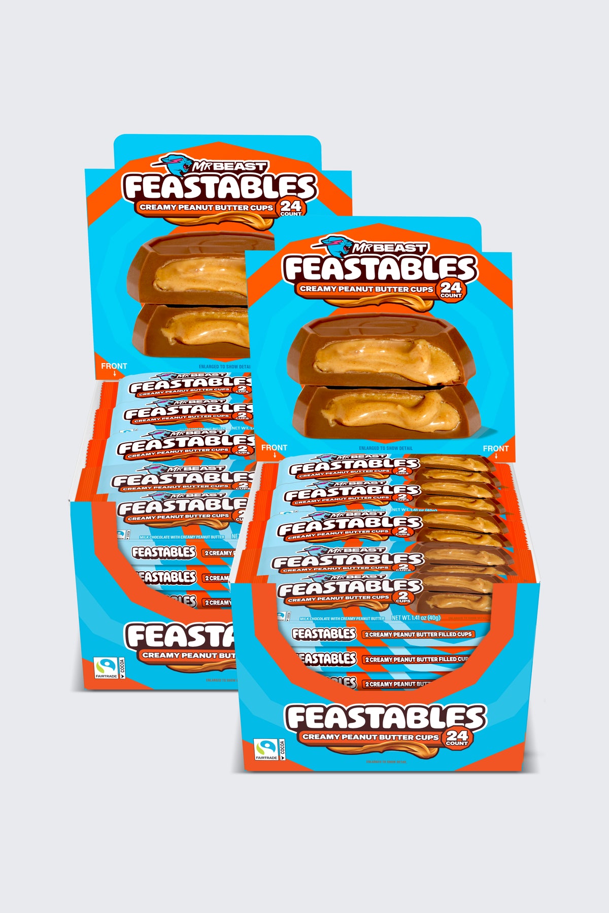 Feastables Halloween Standard Size Chocolate Bundle