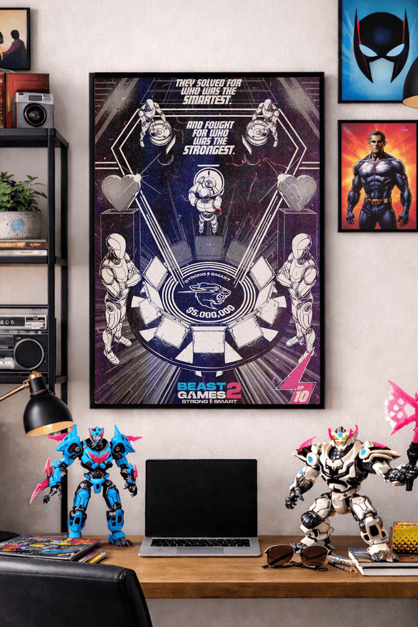 Beast Games Collectible Poster - Episode 10 - Black & White