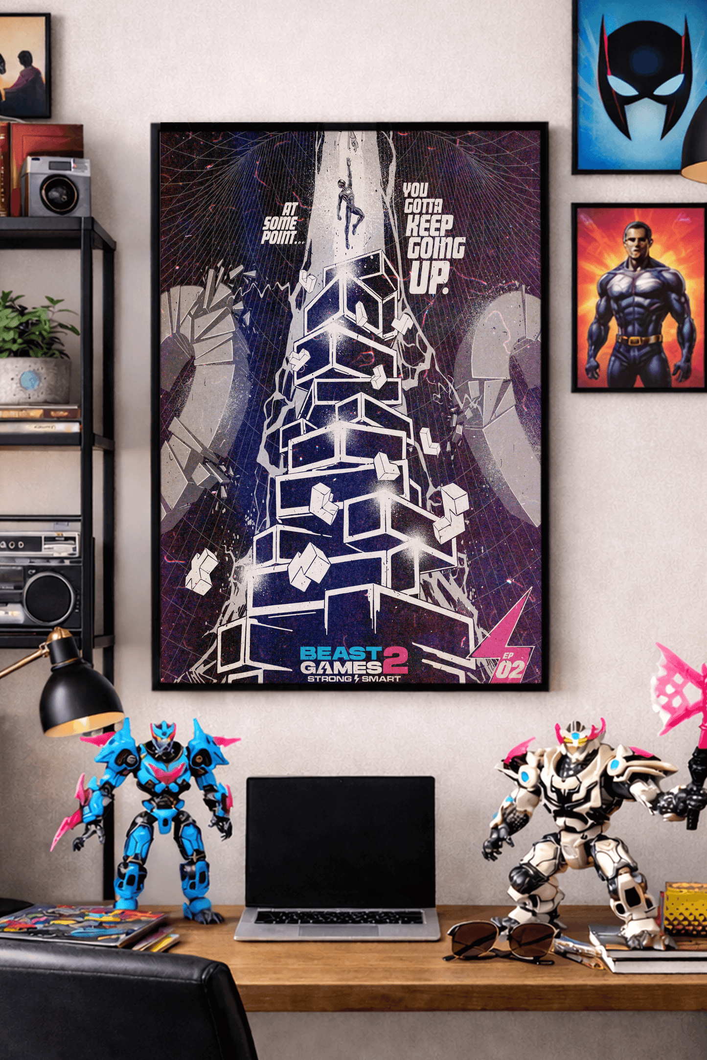 Beast Games Collectible Poster - Episode 2 - Black & White
