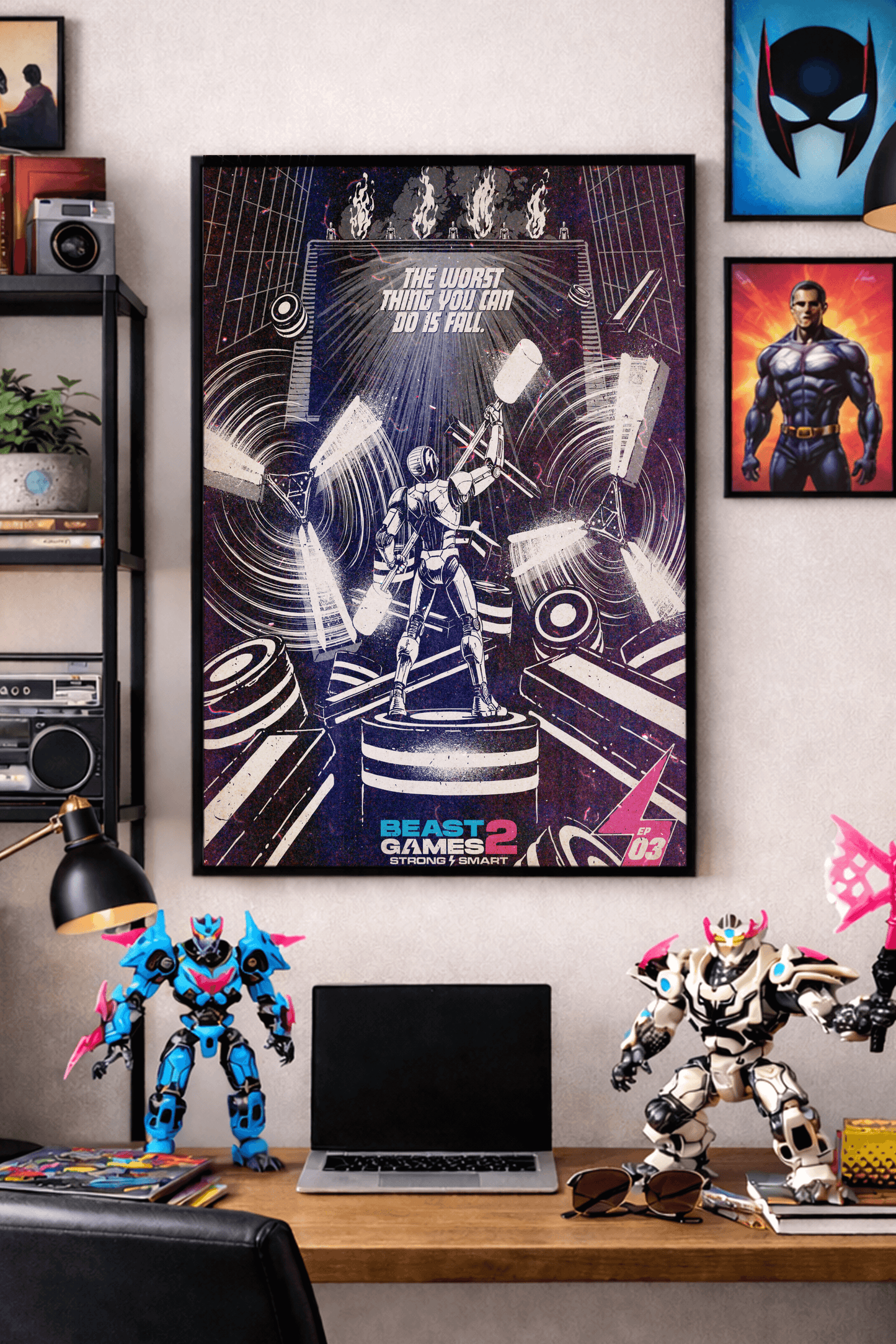 Beast Games Collectible Poster - Episode 3 - Black & White
