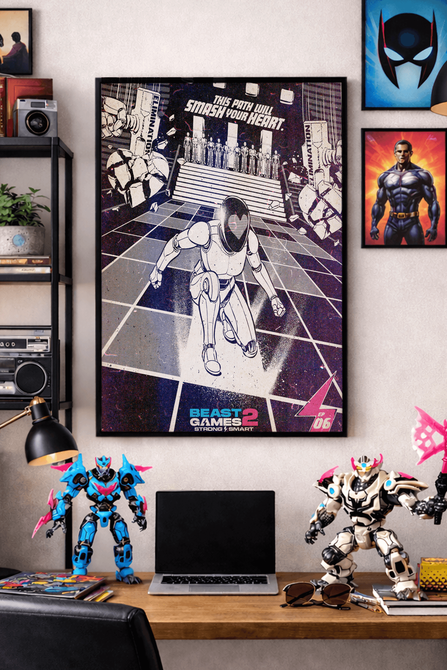 Beast Games Collectible Poster - Episode 6 - Black & White