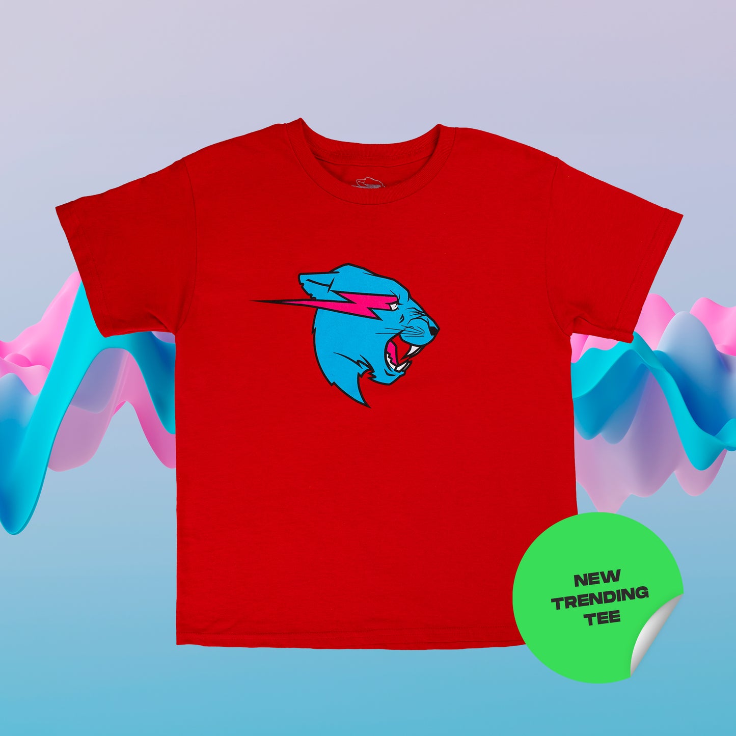 KIDS BASICS - PANTHER TEE - RED