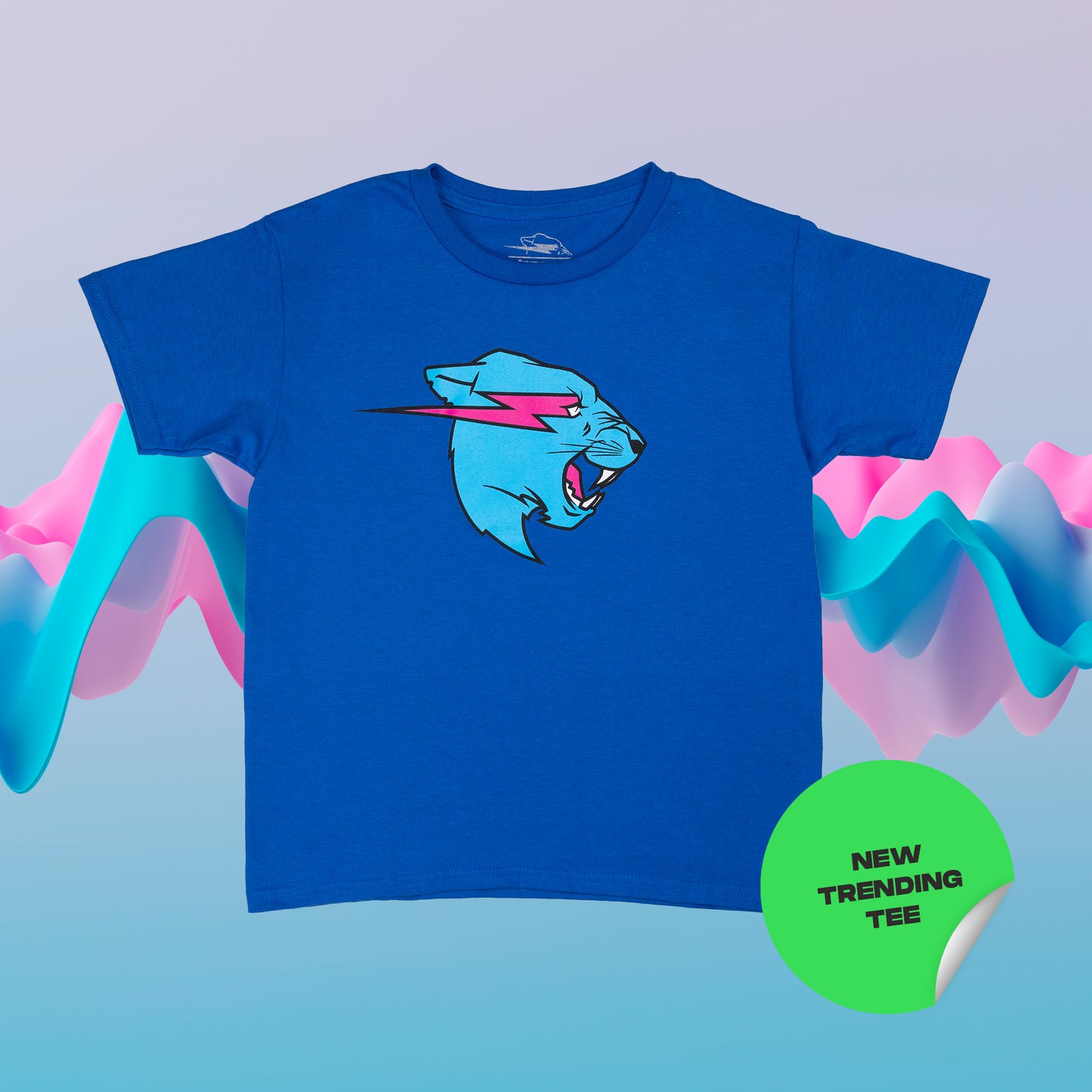 KIDS BASICS - PANTHER TEE - BLUE